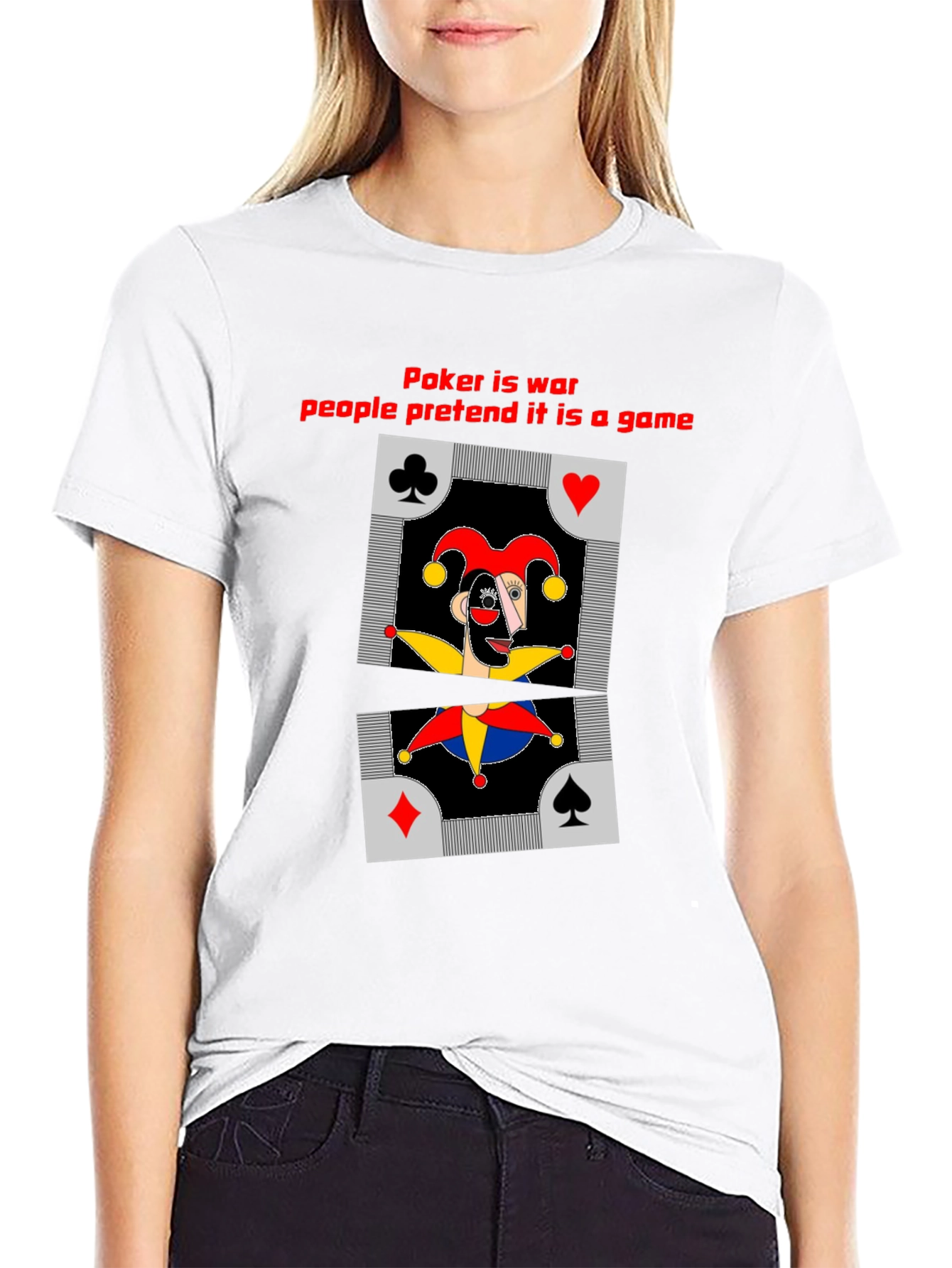 Poker is War Mens T-Shirt