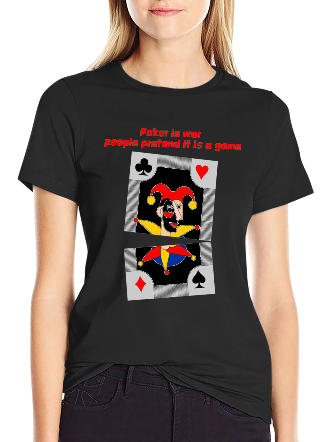Poker is War Mens T-Shirt