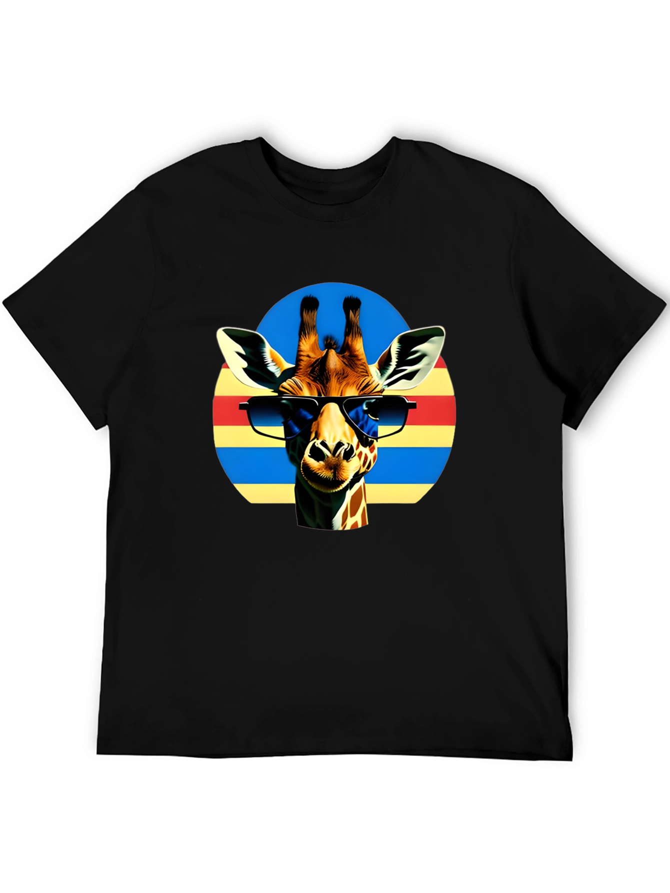 Cool Giraffe Sunglasses Graphic T-Shirt