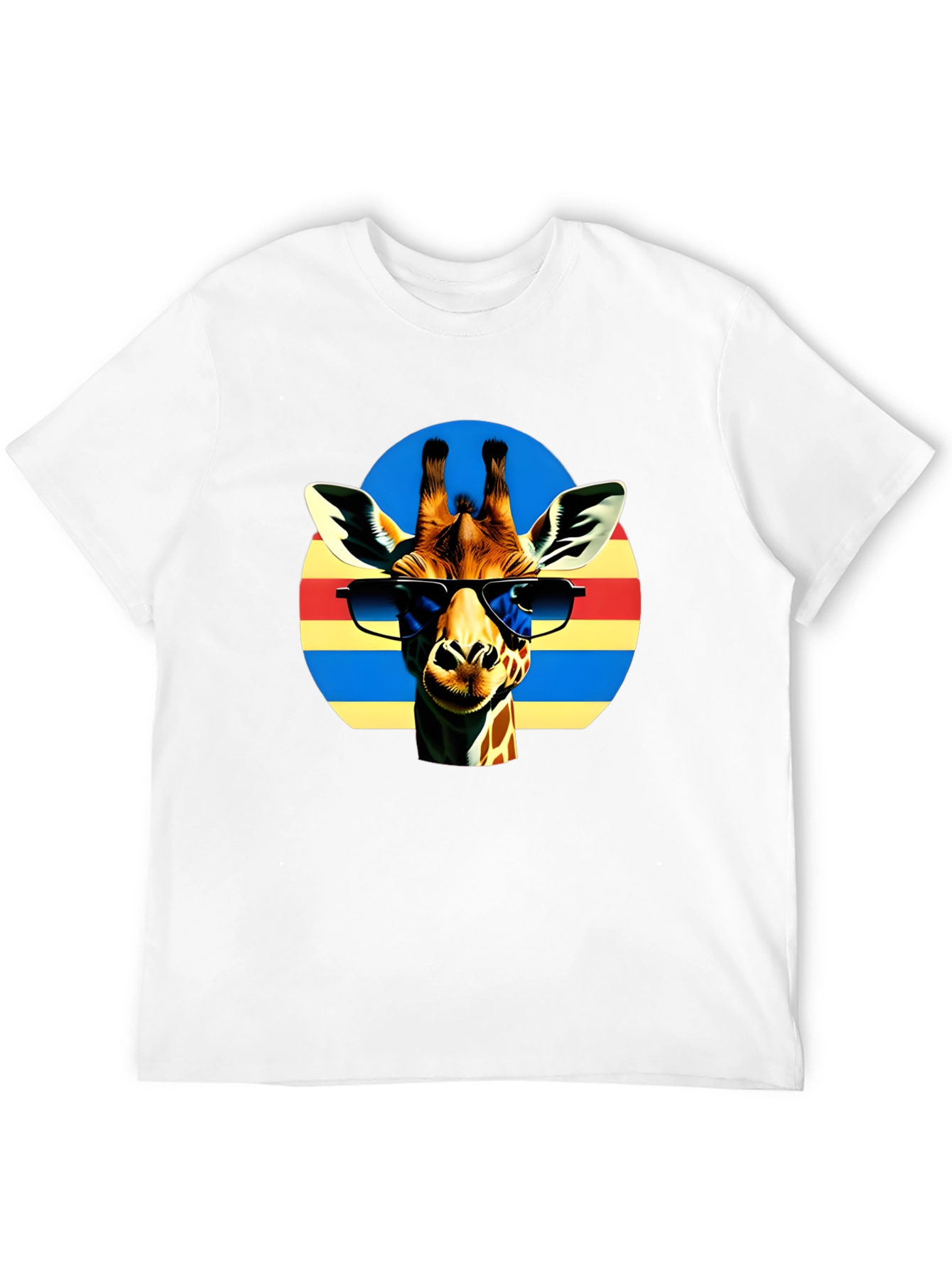 Cool Giraffe Sunglasses Graphic T-Shirt