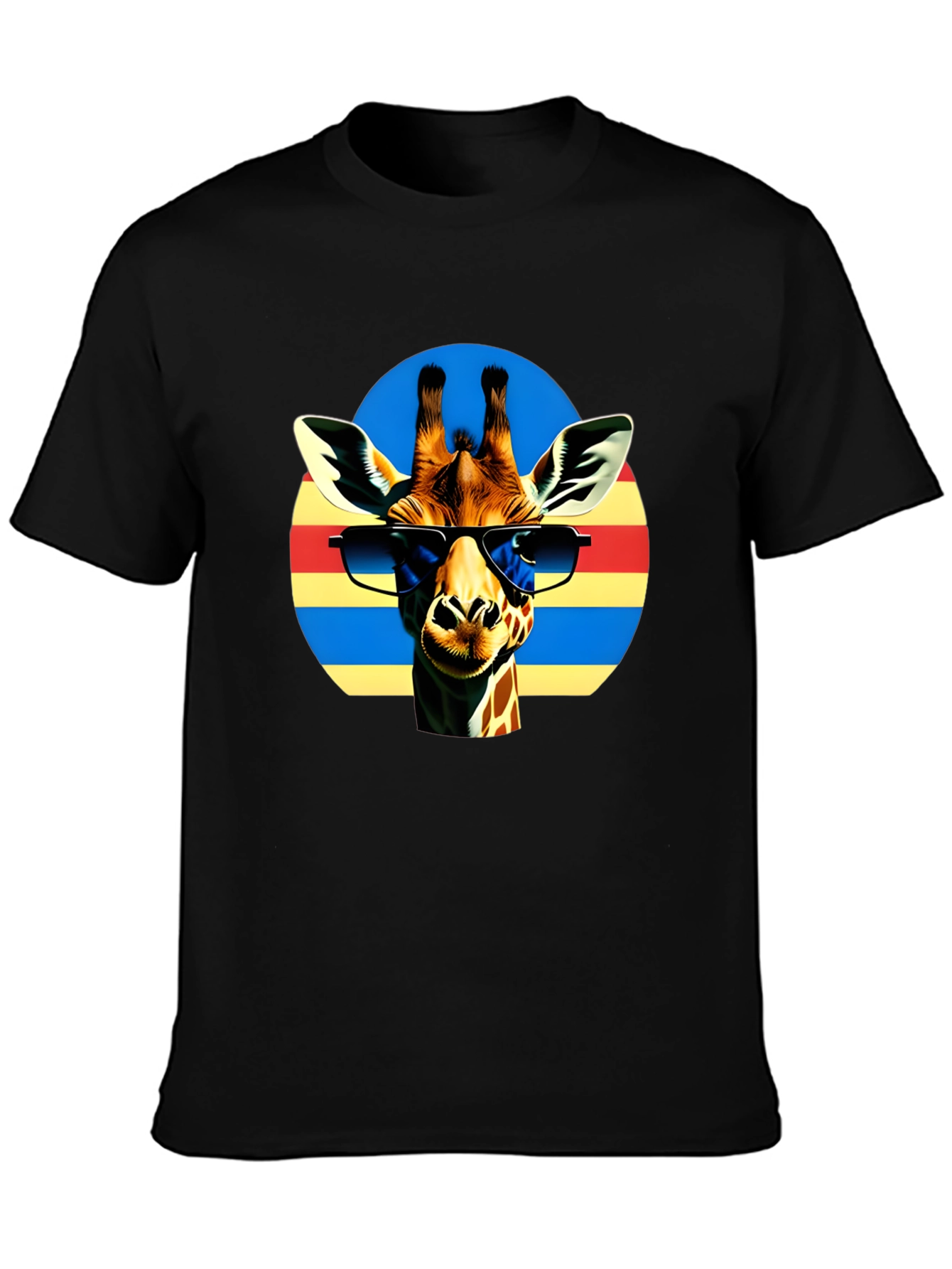 Cool Giraffe Sunglasses Graphic T-Shirt
