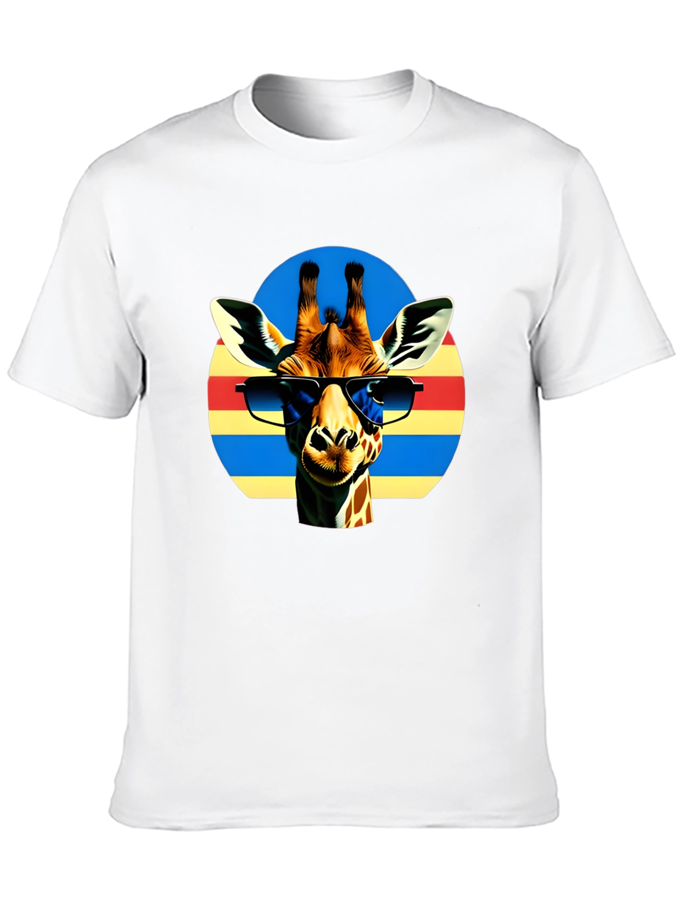 Cool Giraffe Sunglasses Graphic T-Shirt