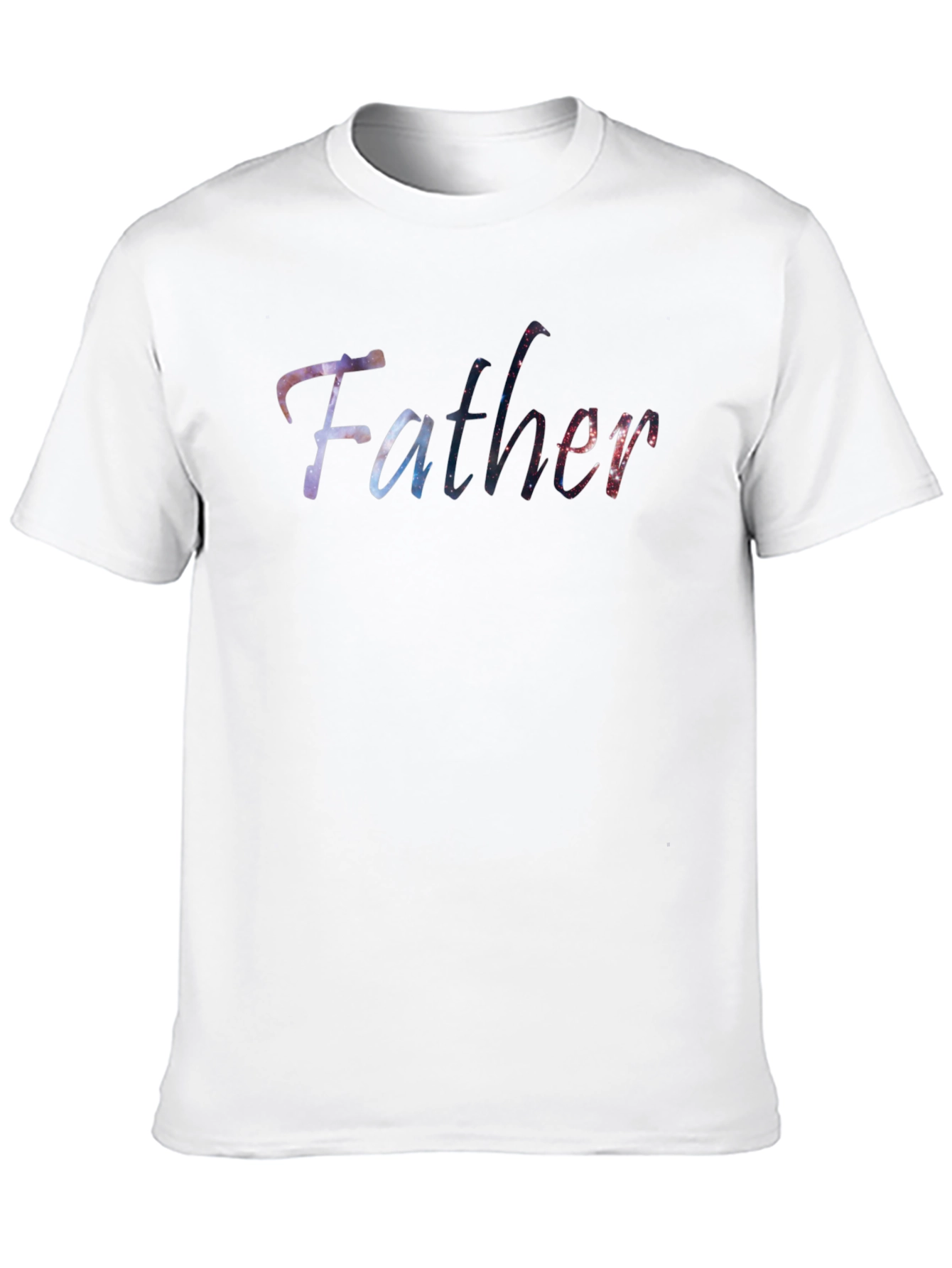 Galaxy Father Black T-Shirt