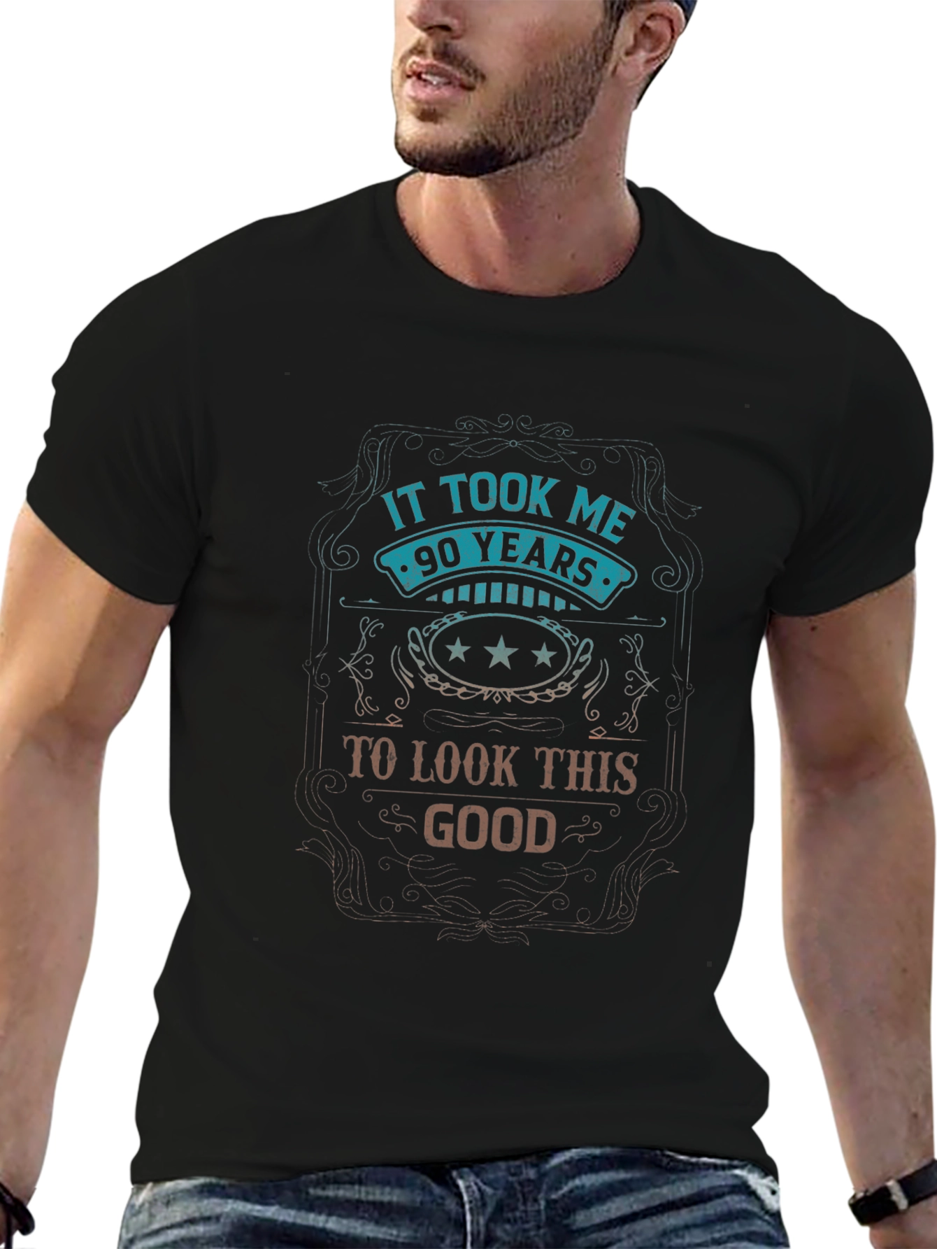90 Years to Look This Good - Novelty T-Shirt