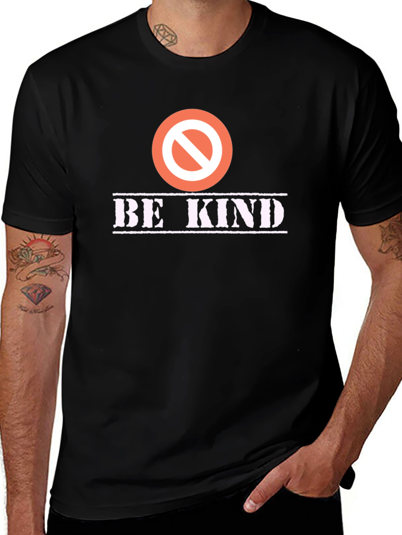 Be Kind Graphic Tee - Anti-Bullying Statement Shirt