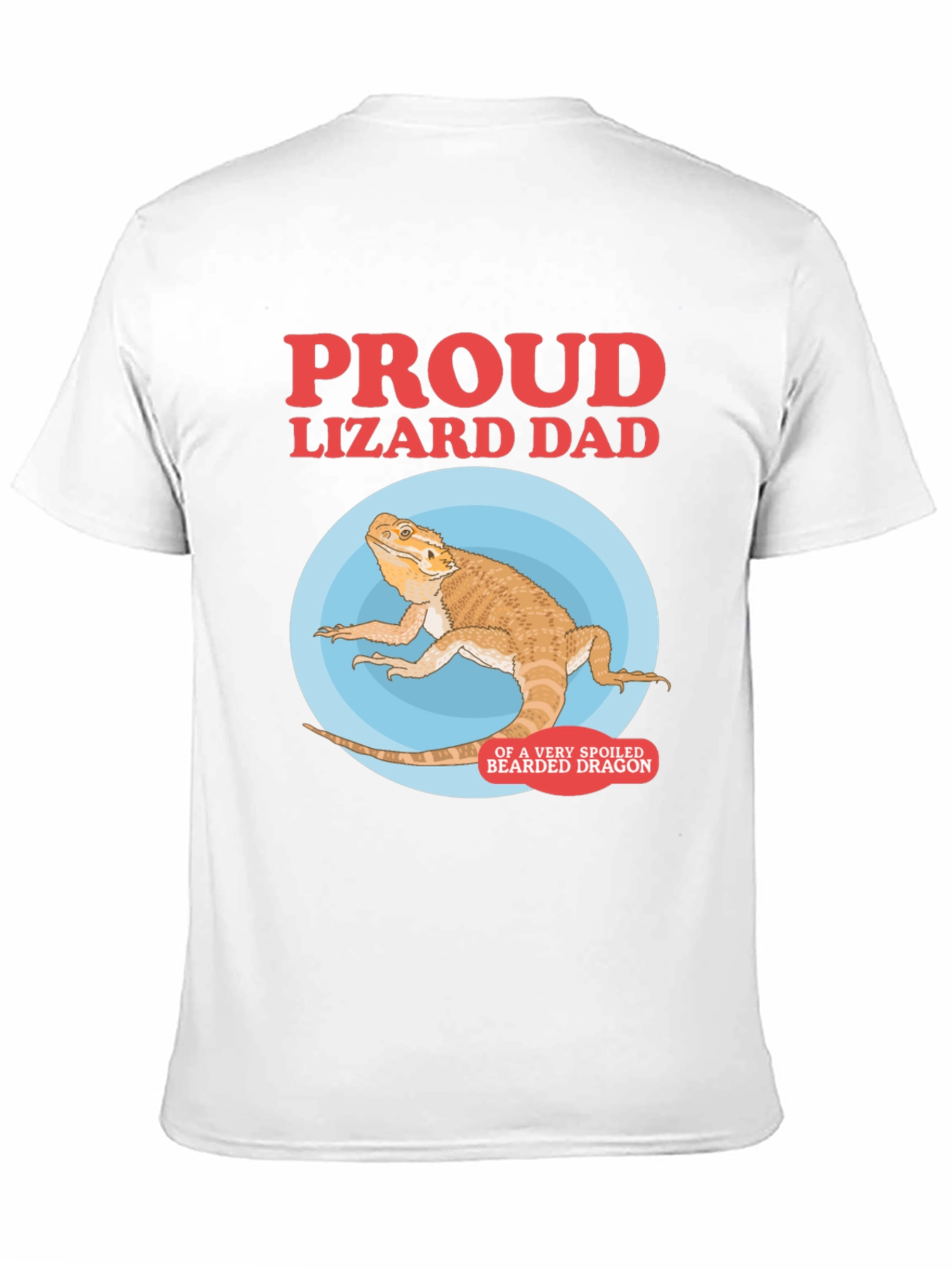 Proud Lizard Dad Bearded Dragon Graphic Tee