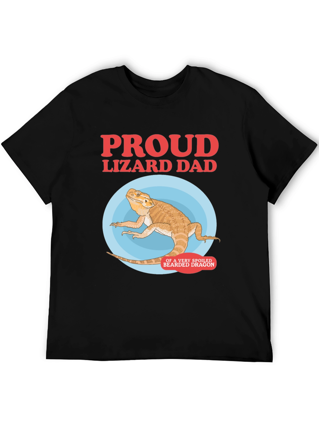 Proud Lizard Dad Bearded Dragon Graphic Tee