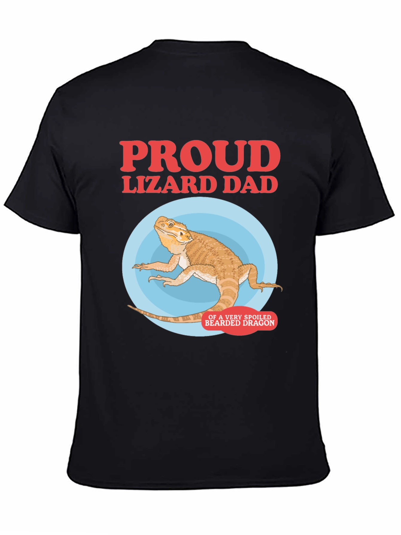 Proud Lizard Dad Bearded Dragon Graphic Tee