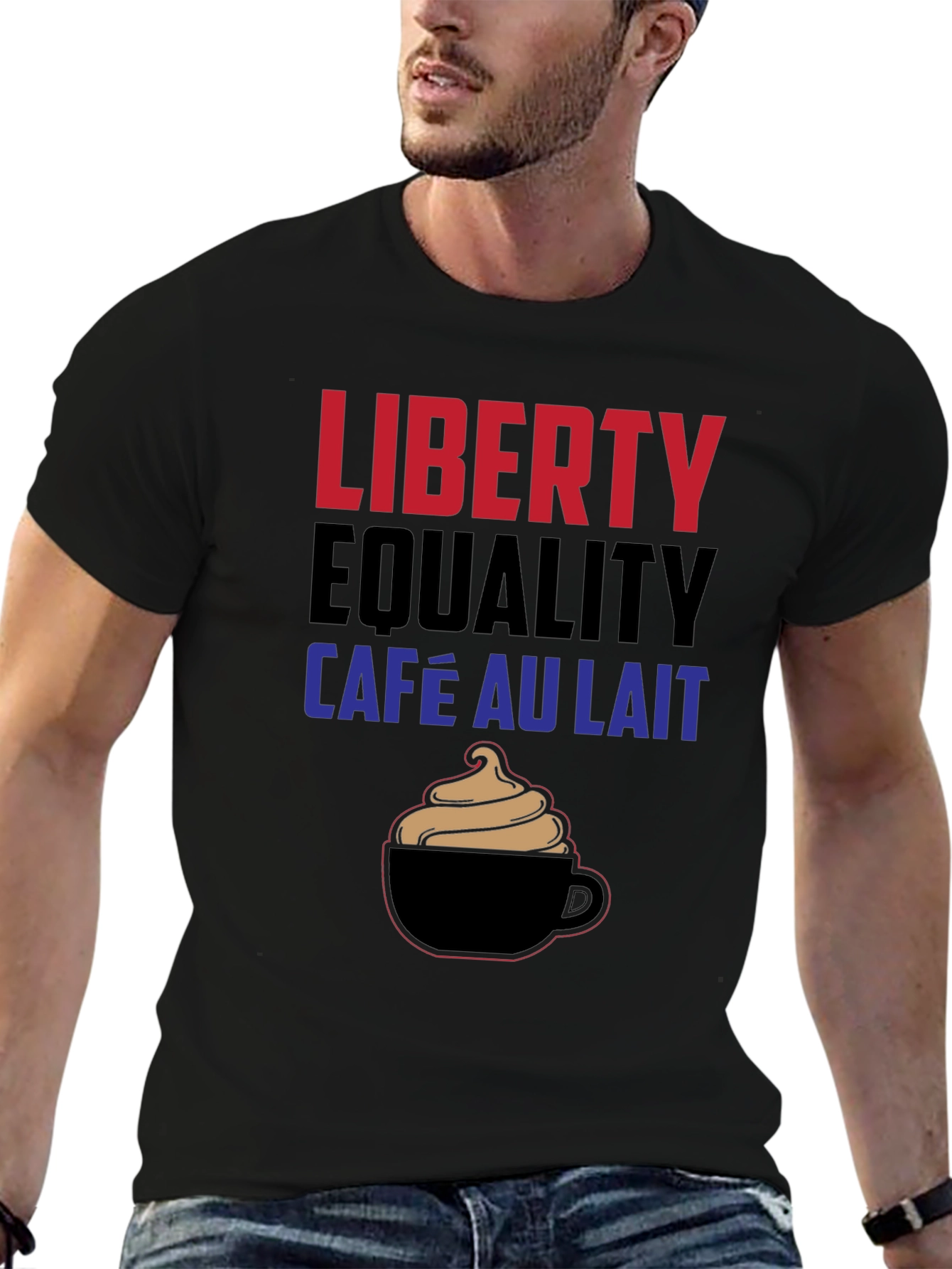 Liberty Equality Cafe Au Lait T-Shirt