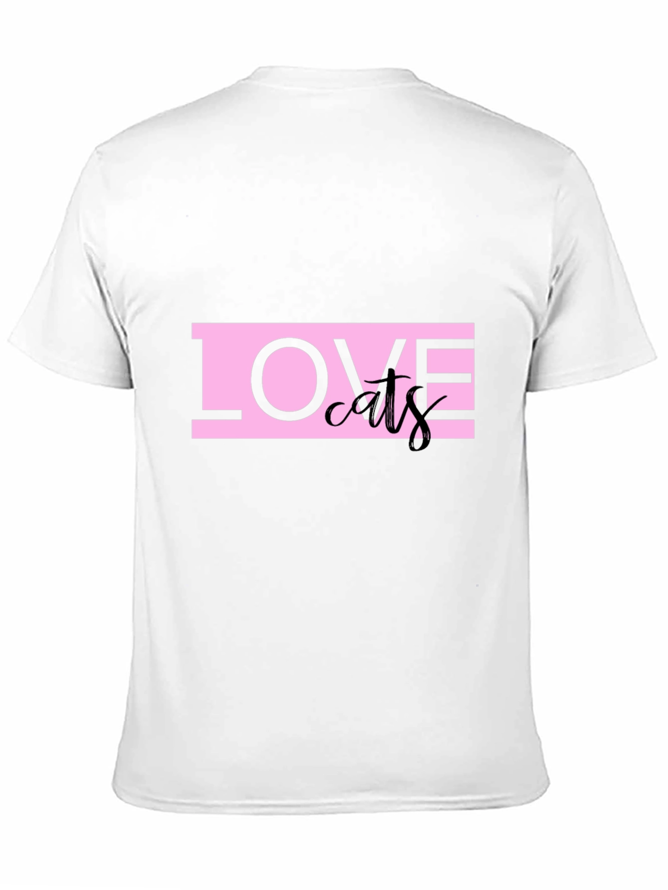 Love Cats Graphic Tee - Black