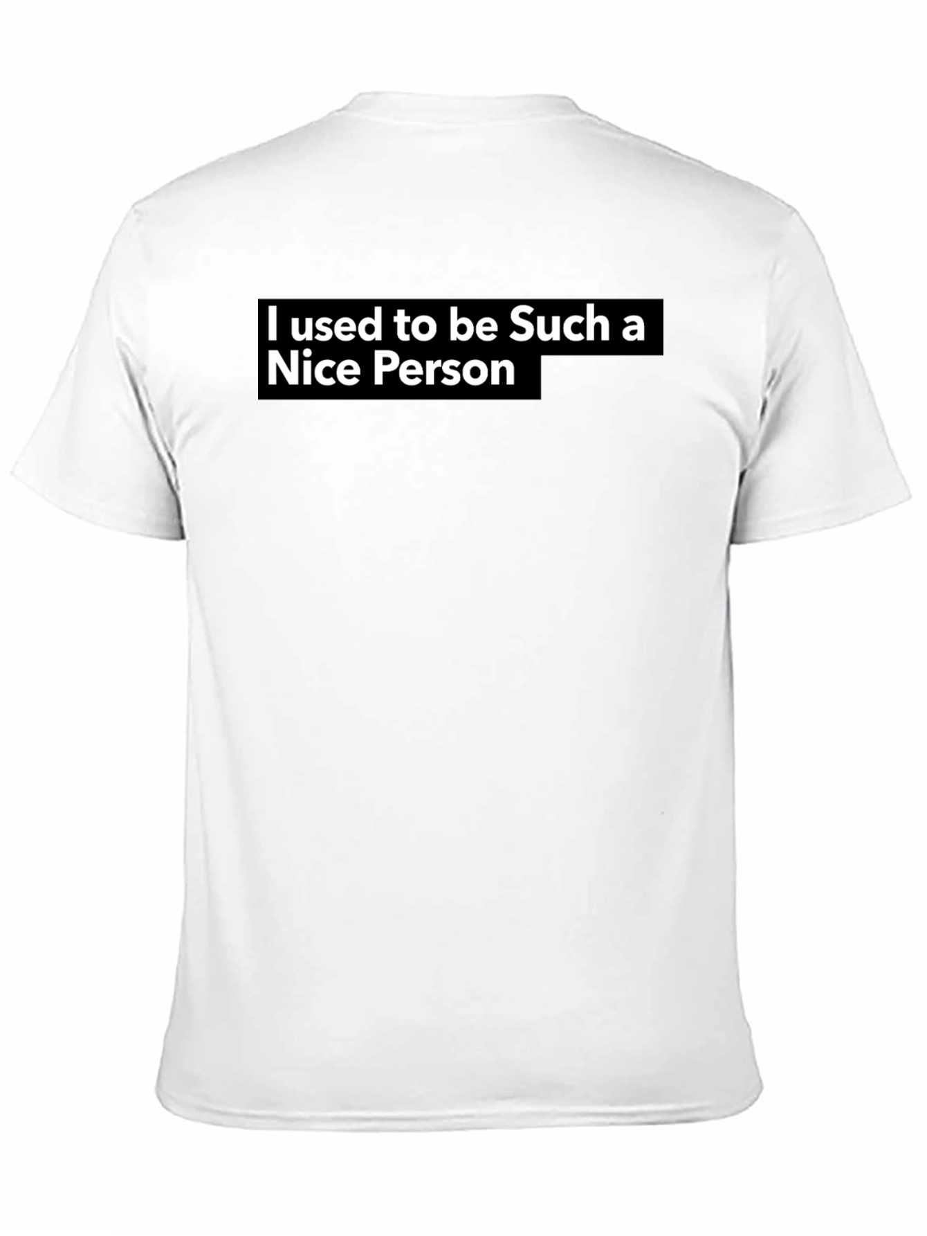 Sarcastic Nice Person Graphic Tee - Black