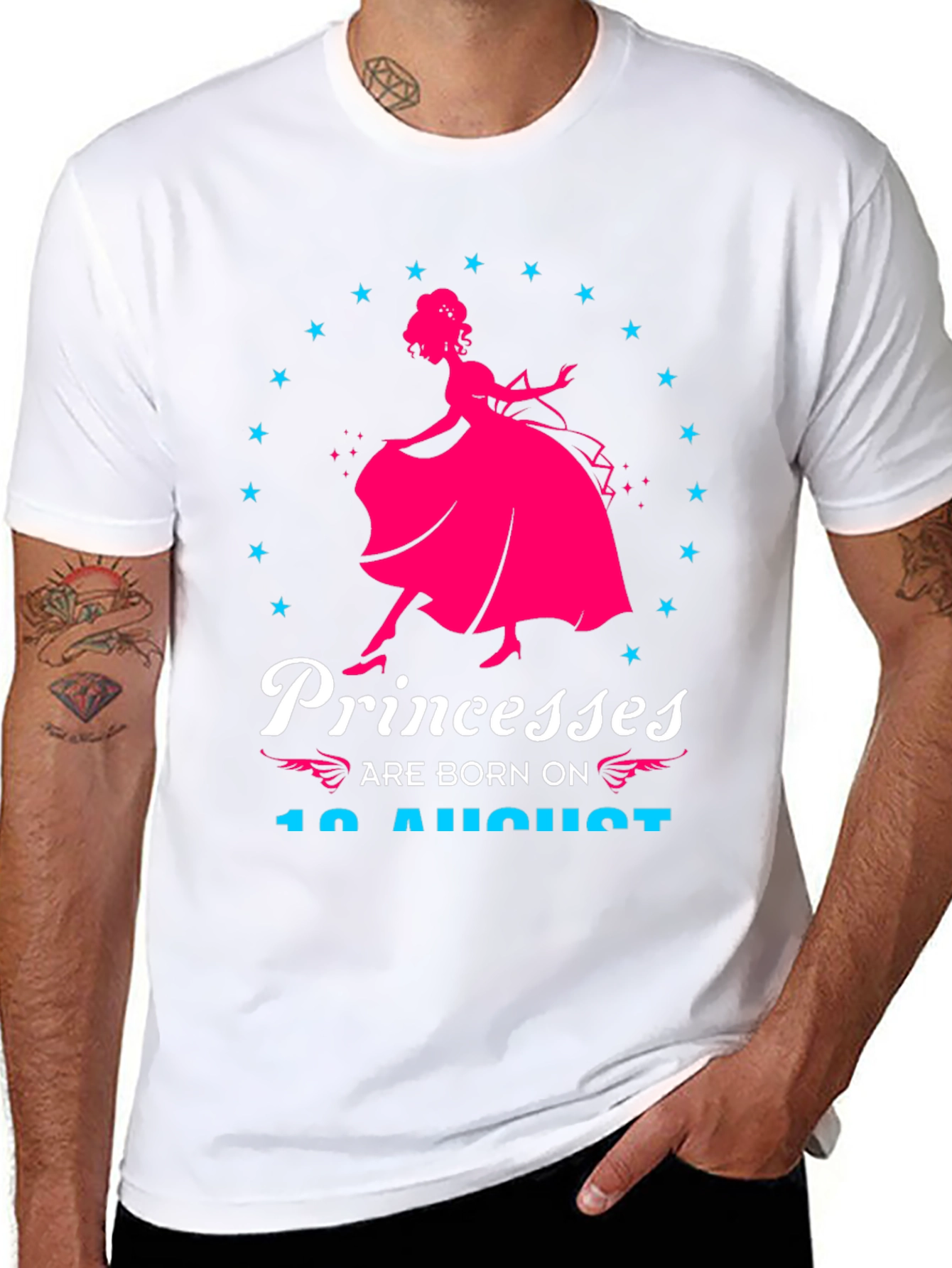 Princesses Born in August T-Shirt