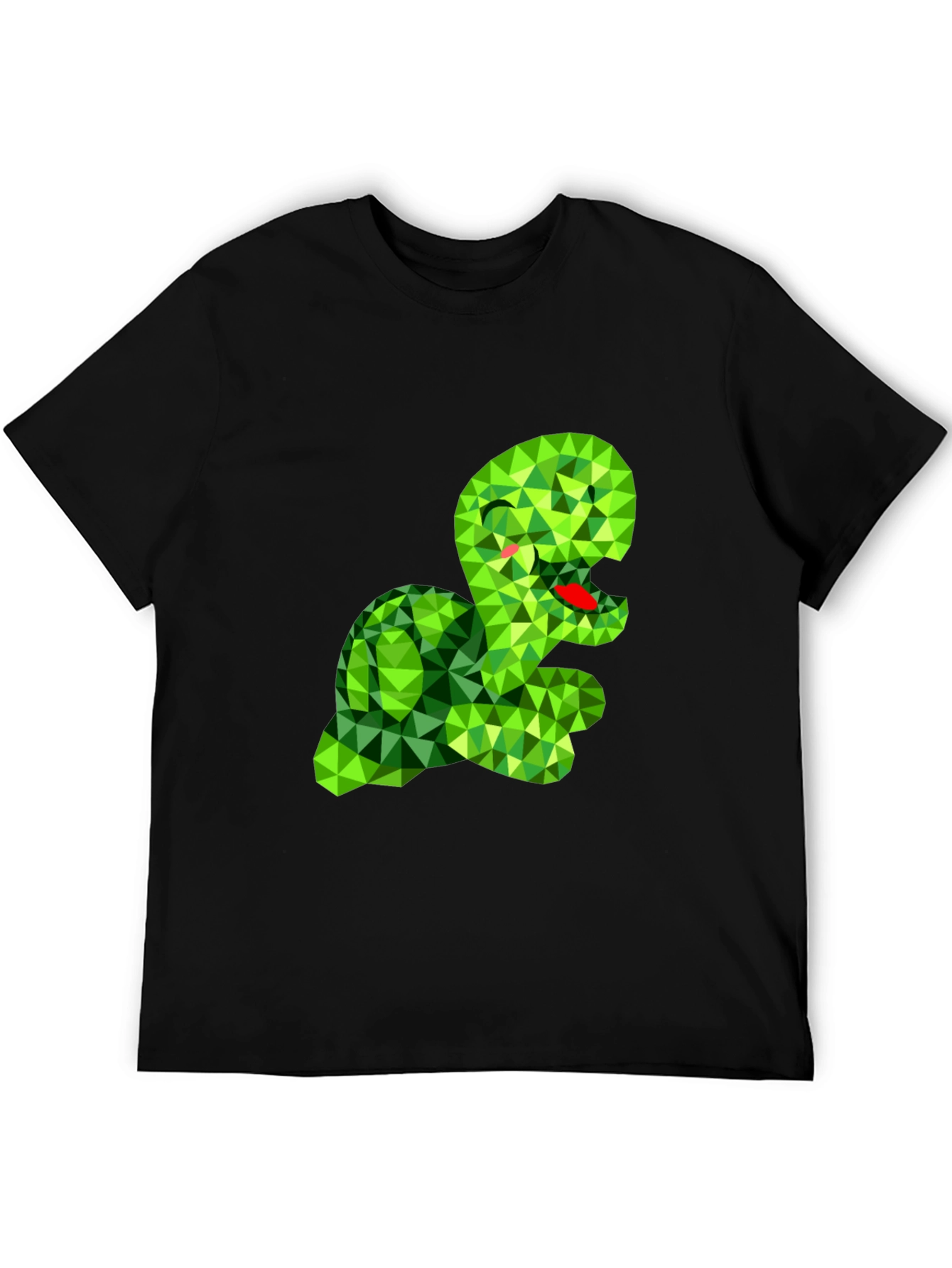 Geometric Turtle Graphic Tee - Unique Style