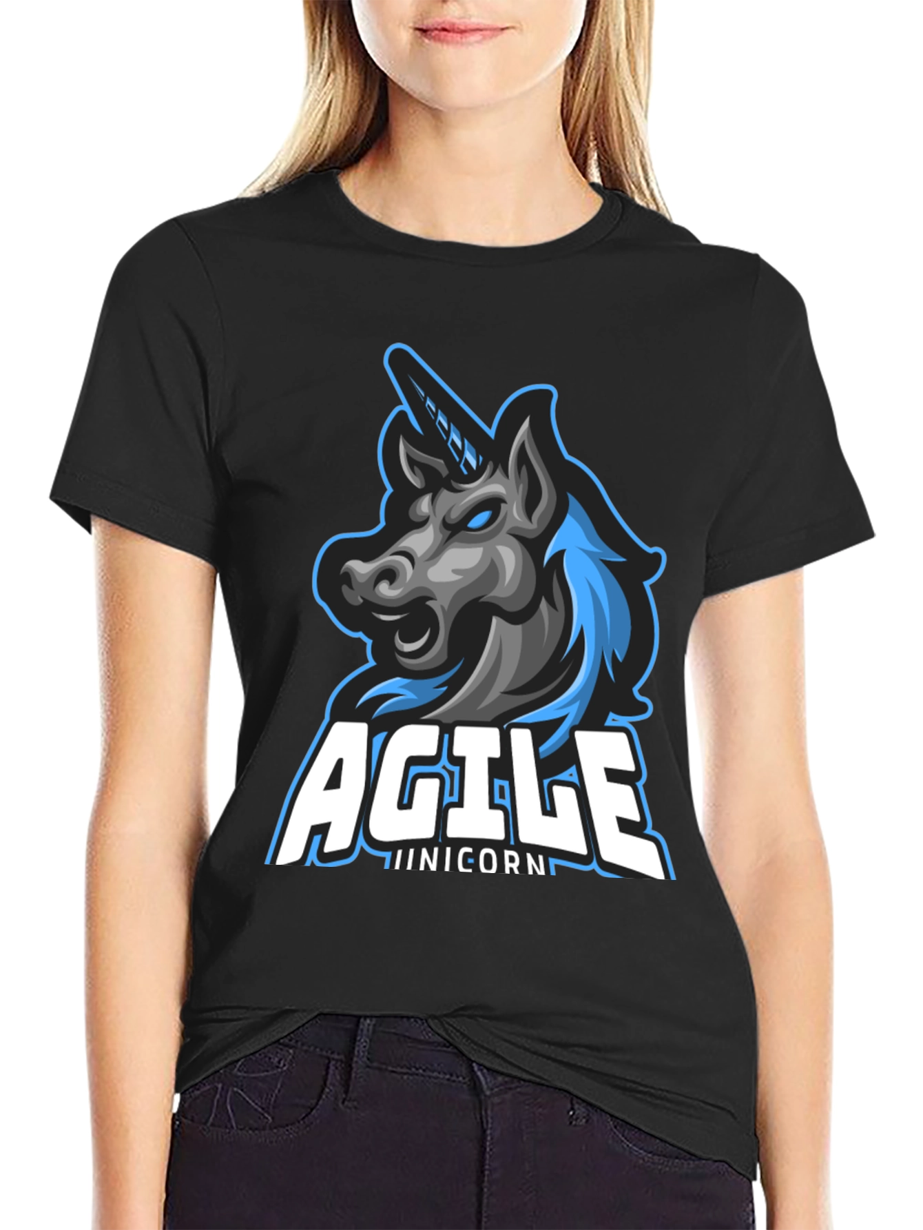 Agile Unicorn T-Shirt - Gamer Style