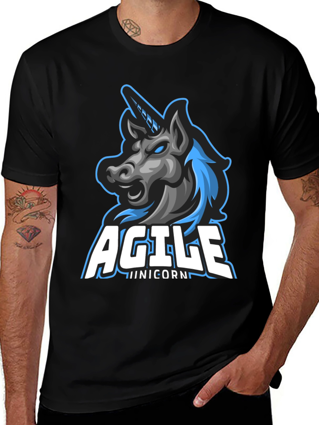 Agile Unicorn T-Shirt - Gamer Style