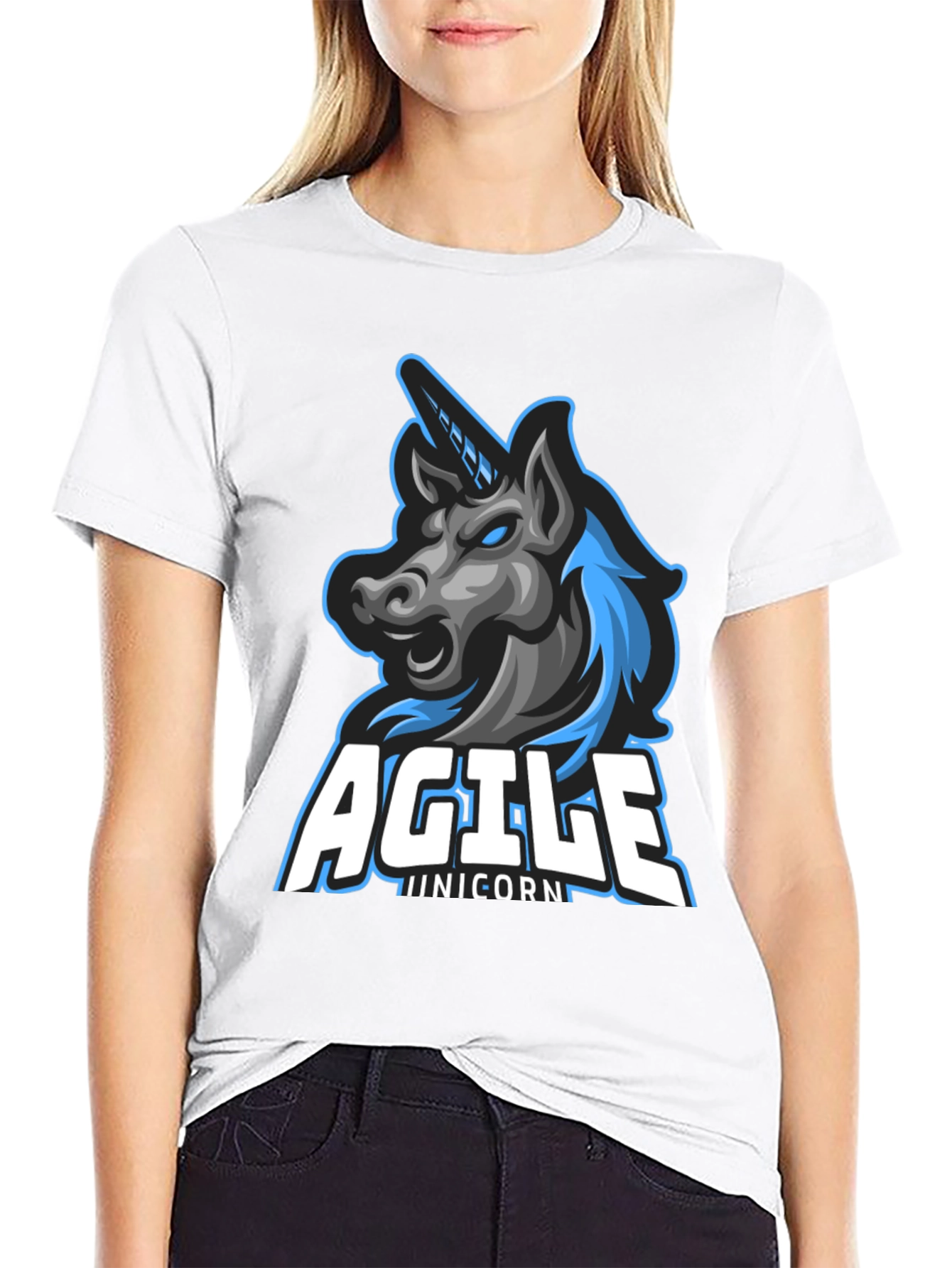 Agile Unicorn T-Shirt - Gamer Style