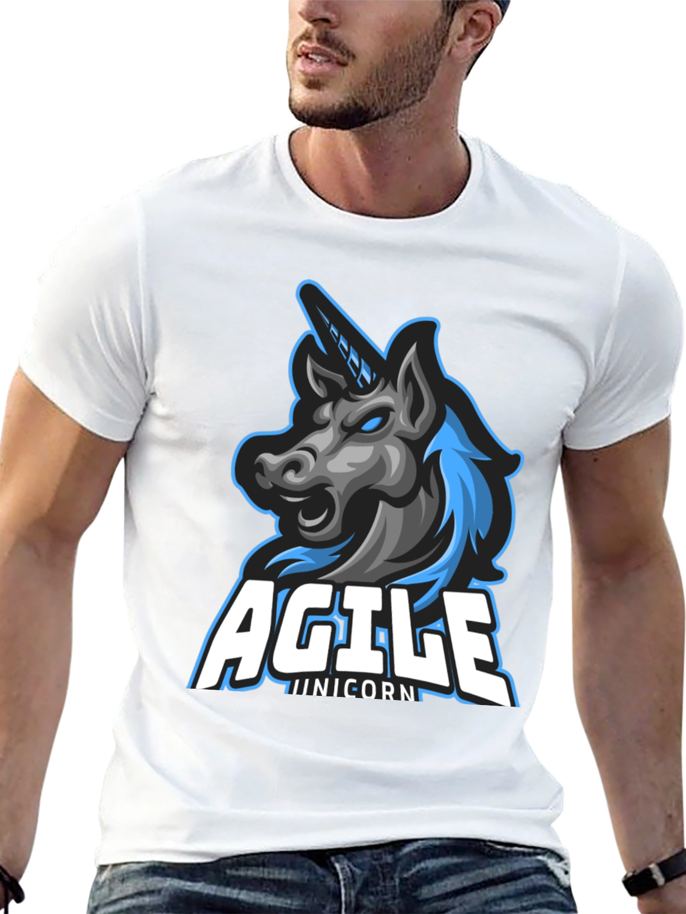 Agile Unicorn T-Shirt - Gamer Style