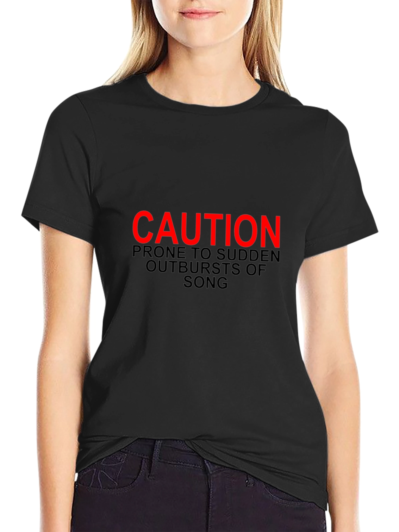 Caution Prone to Sudden Outbursts of Song T-Shirt