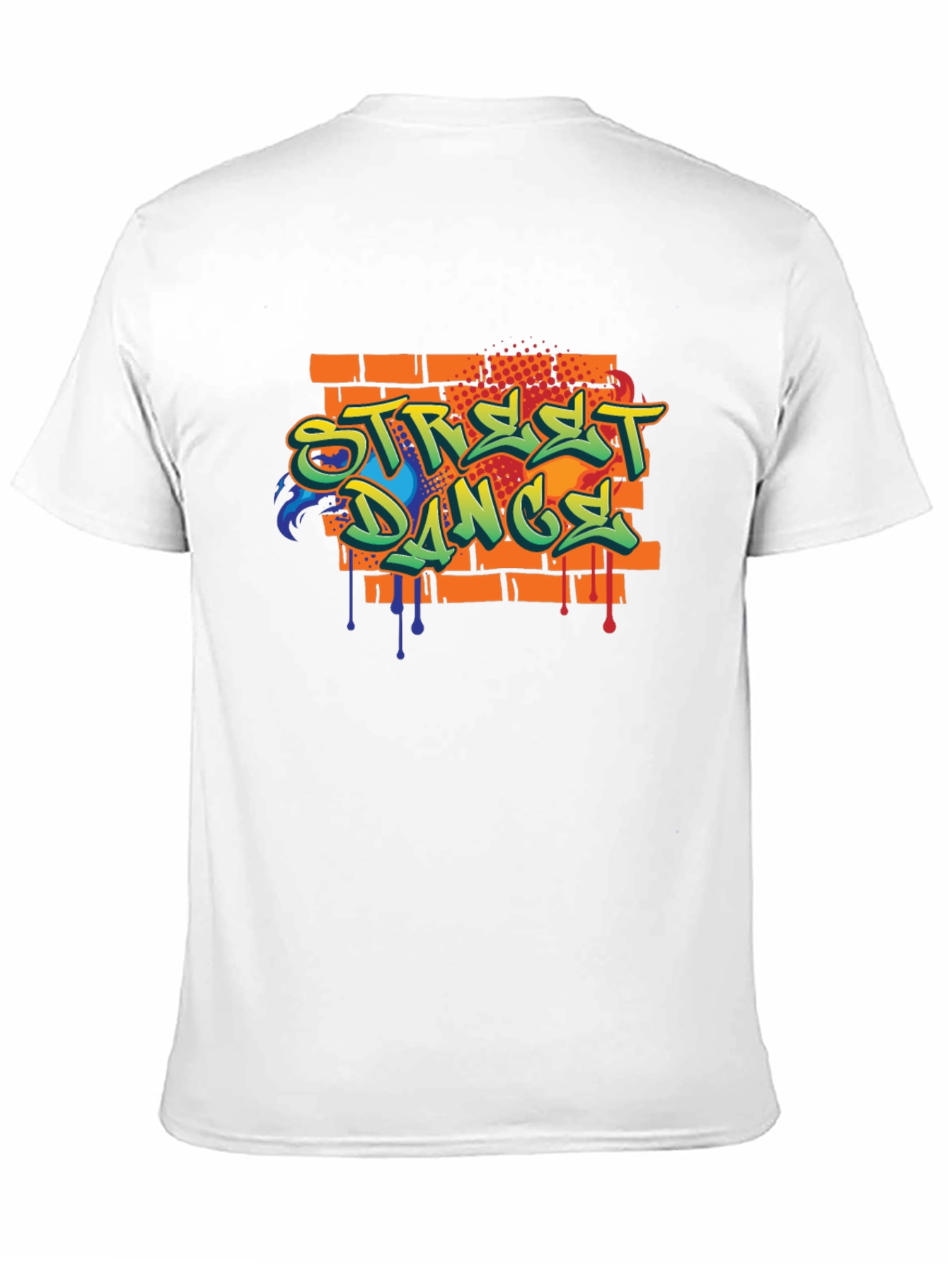 Street Dance Graphic Black T-Shirt