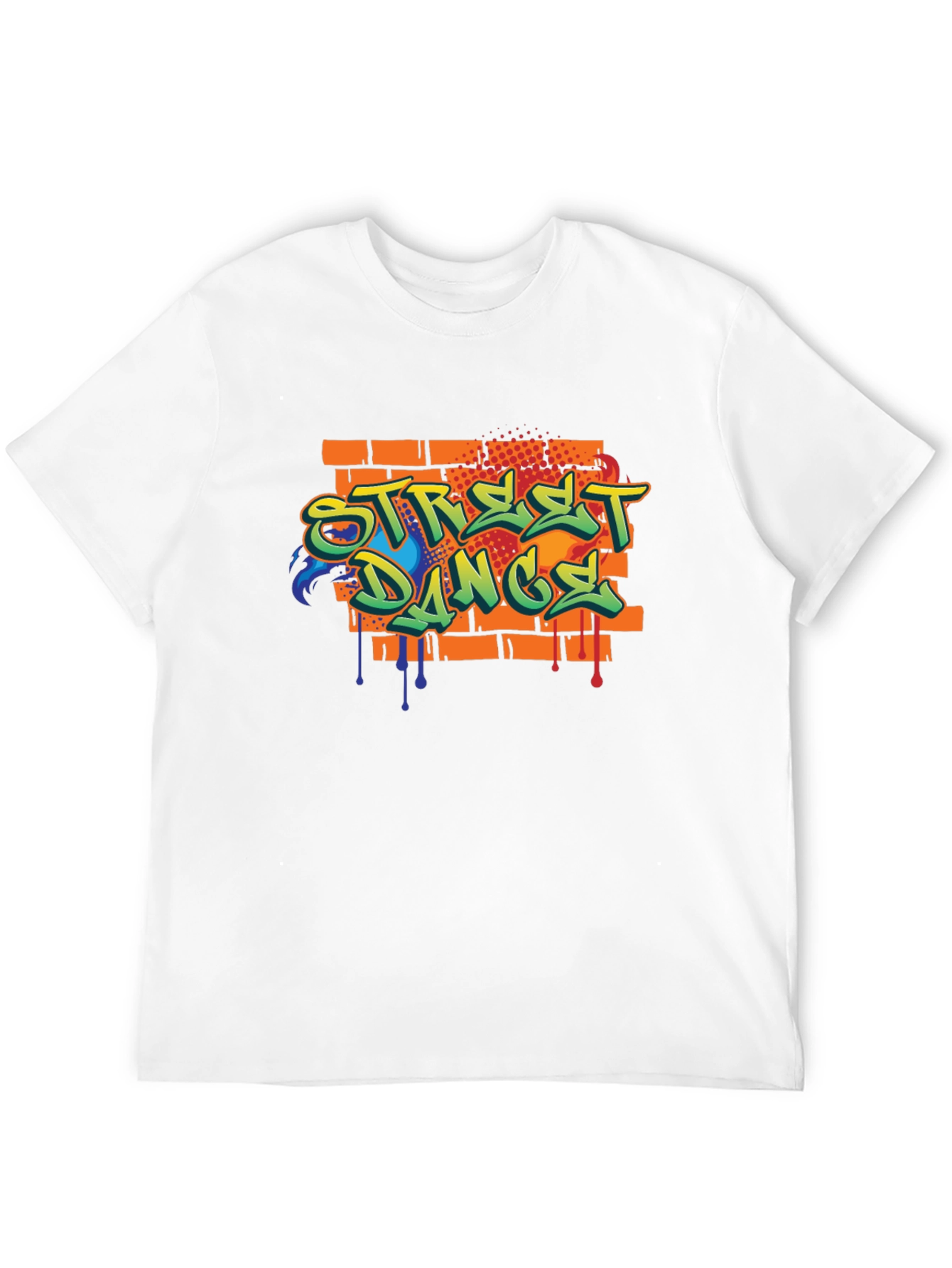 Street Dance Graphic Black T-Shirt