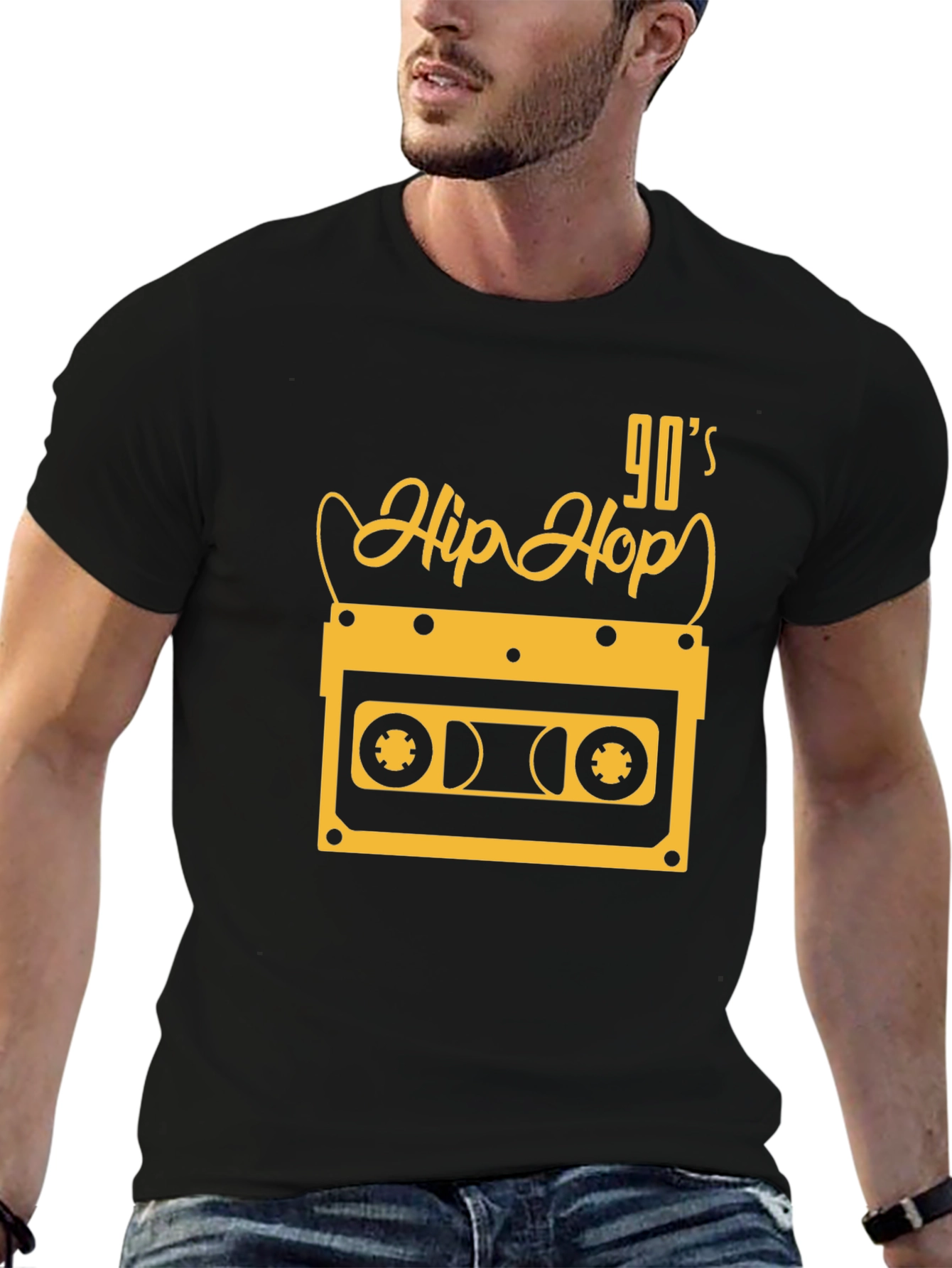 90s Hip Hop Cassette Tape Graphic Tee