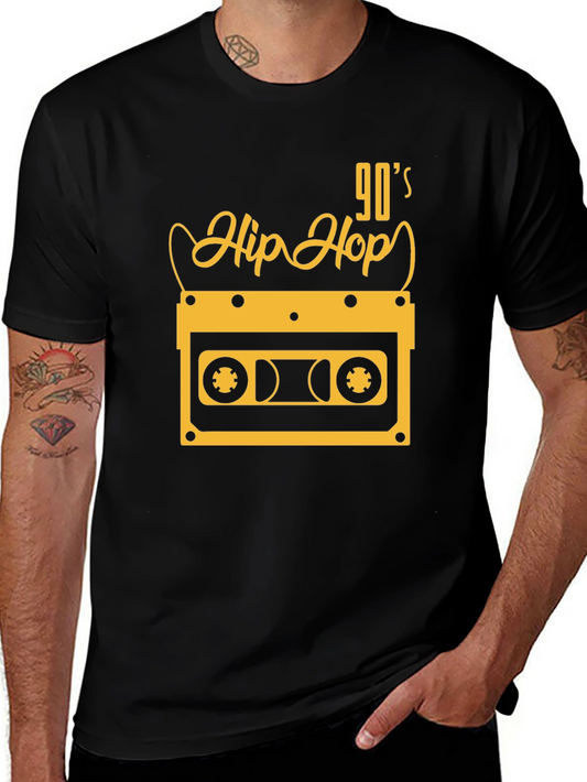 90s Hip Hop Cassette Tape Graphic Tee