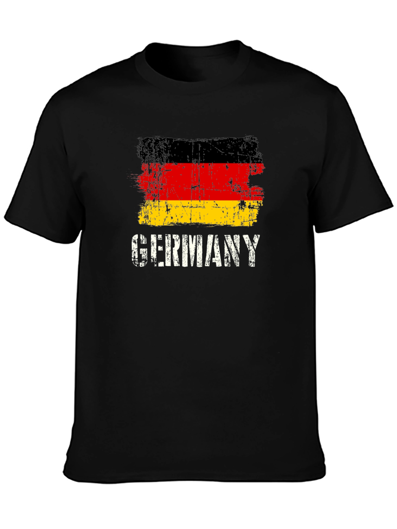 Germany Flag Graphic Tee - Distressed Print