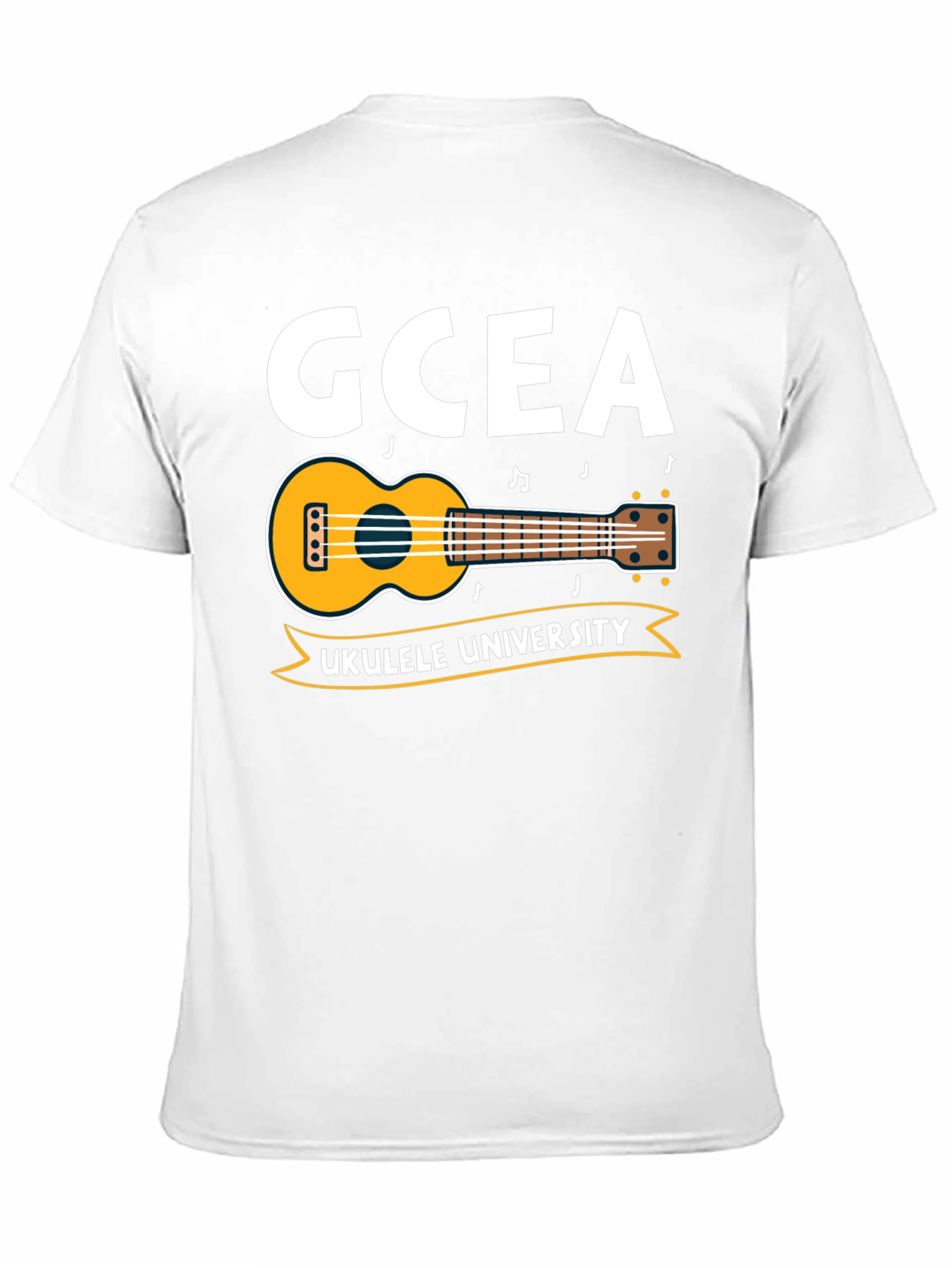 GCEA Ukulele University Black T-Shirt