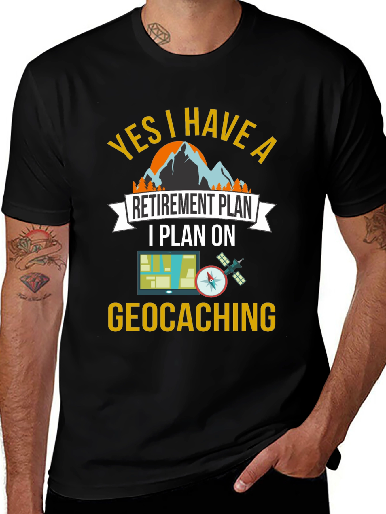 Geocaching Retirement Plan T-Shirt