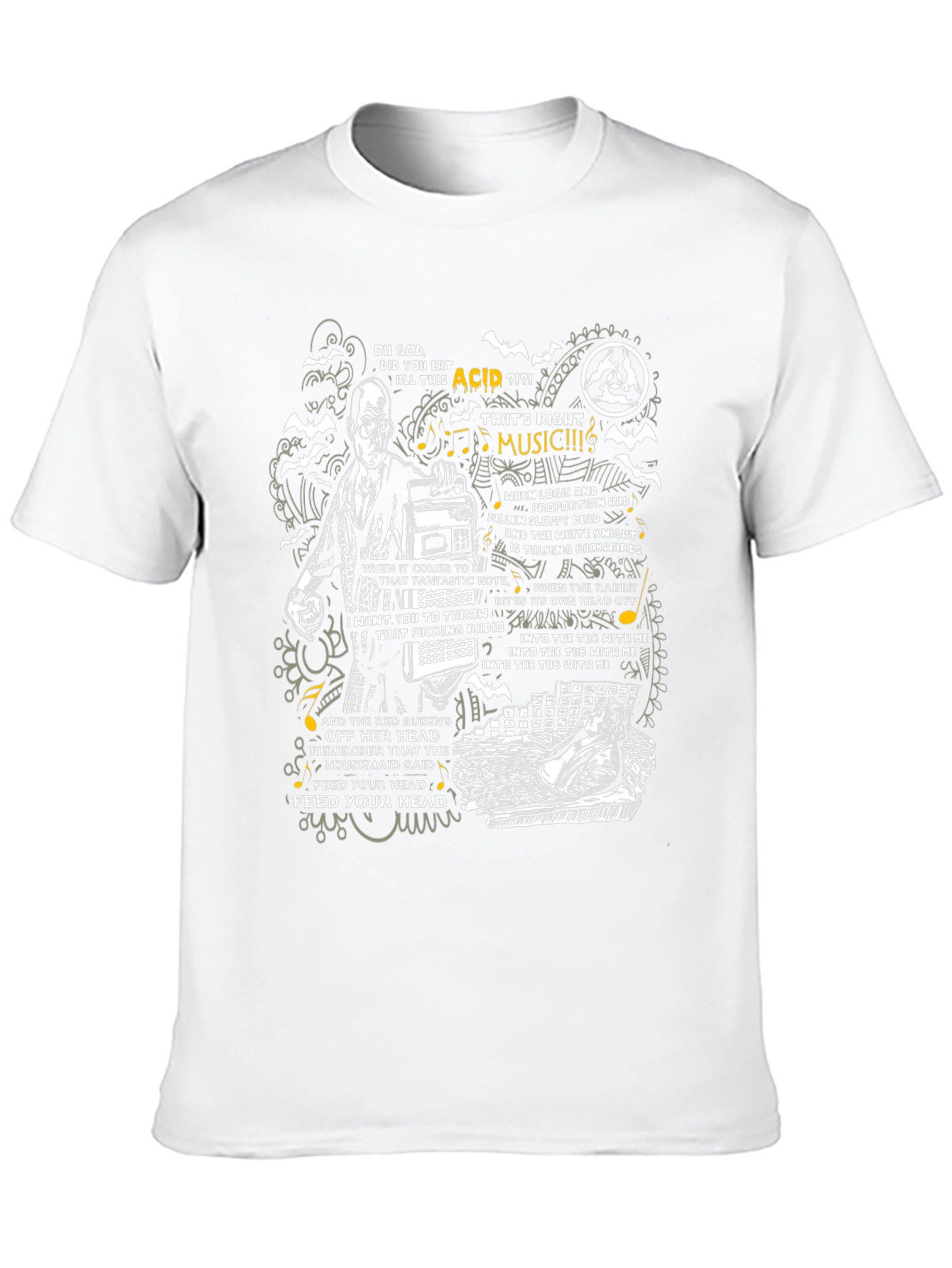 Acid Music Graphic T-Shirt - Psychedelic Tee