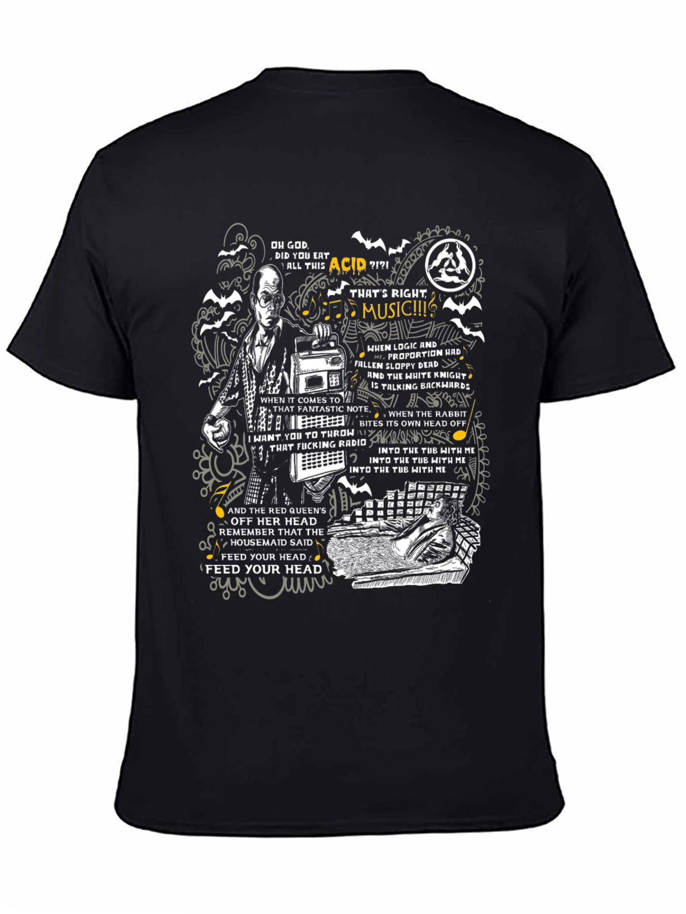 Acid Music Graphic T-Shirt - Psychedelic Tee