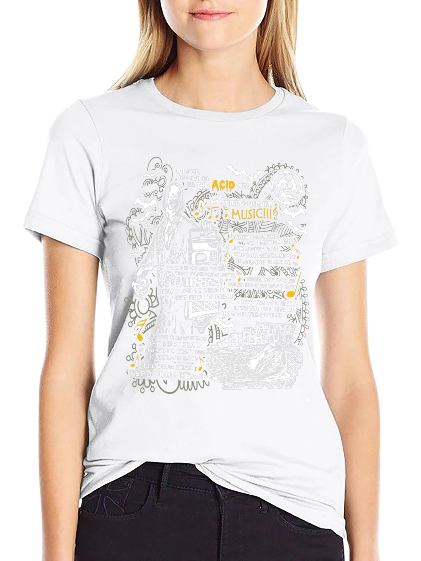 Acid Music Graphic T-Shirt - Psychedelic Tee