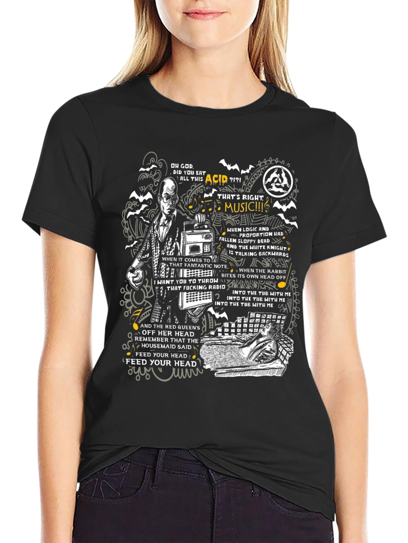 Acid Music Graphic T-Shirt - Psychedelic Tee
