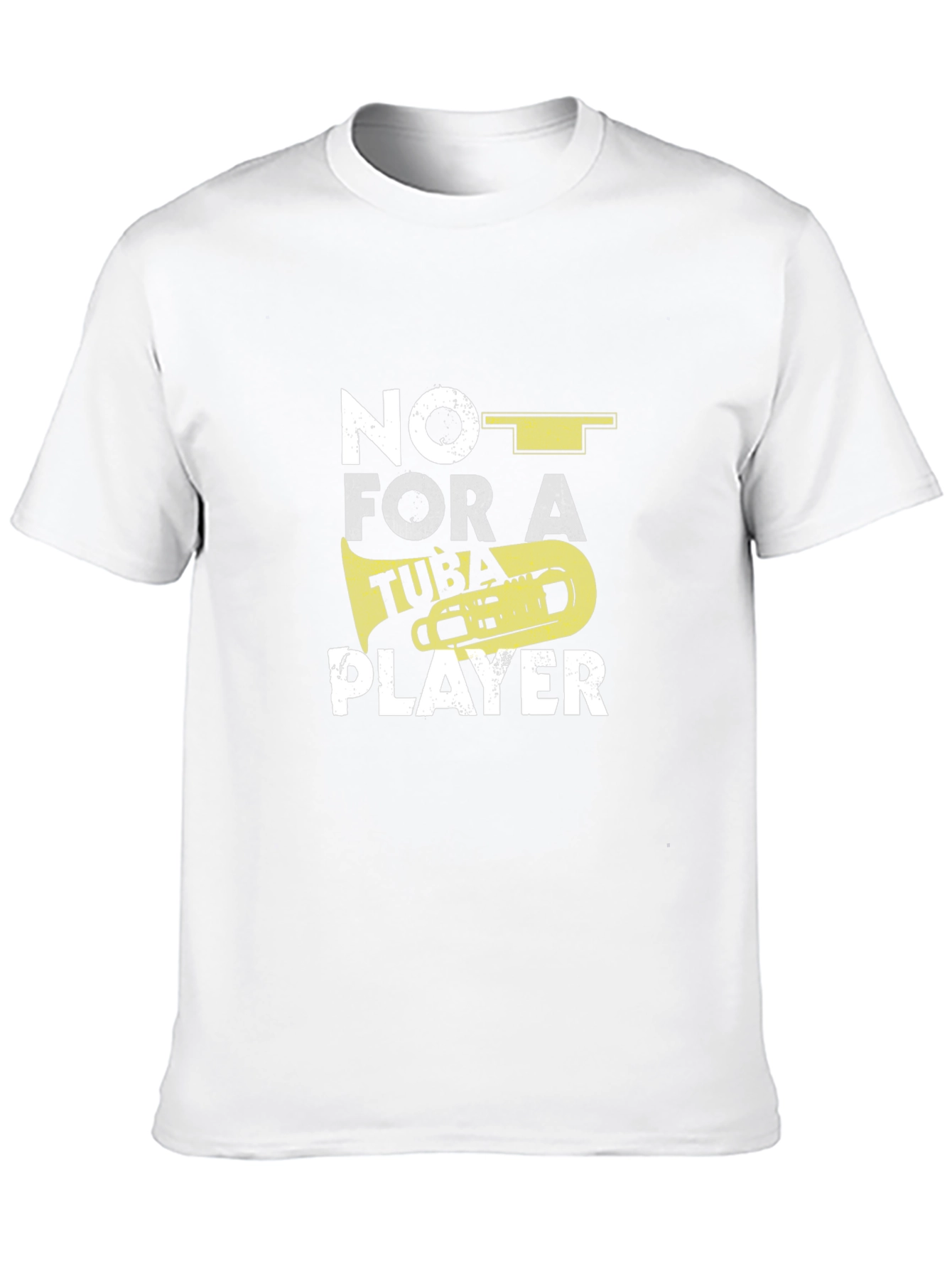Funny Tuba Player Graphic Tee - No Treble!
