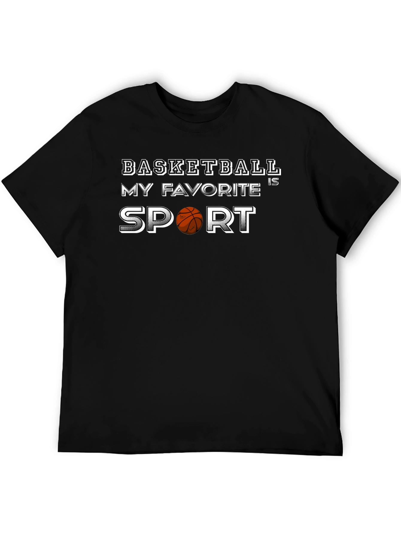 Basketball is My Favorite Sport Graphic T-Shirt