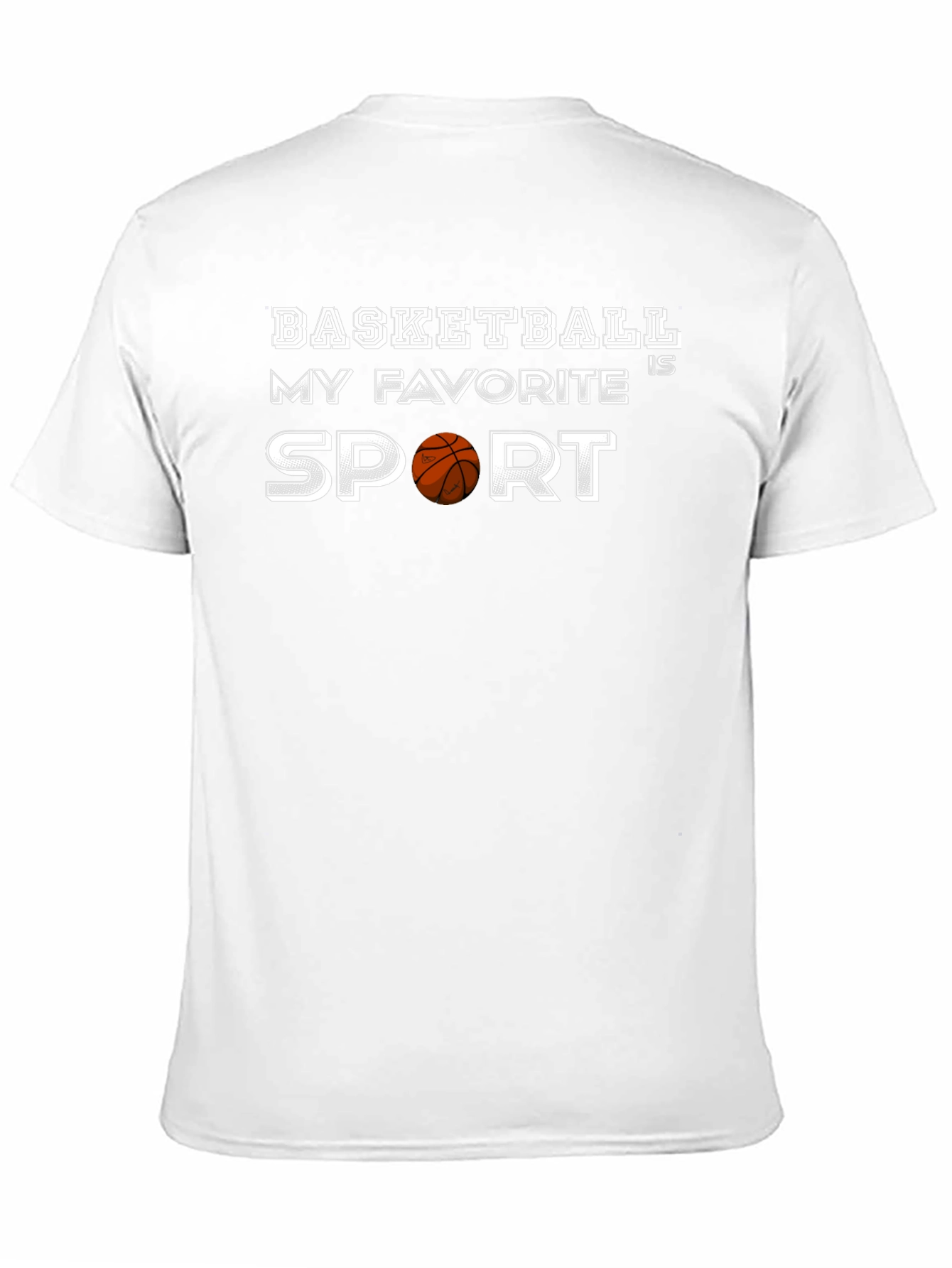 Basketball is My Favorite Sport Graphic T-Shirt