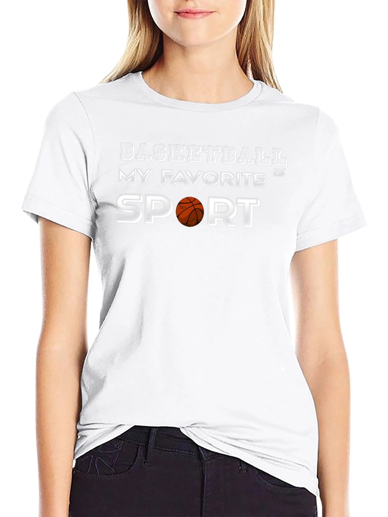 Basketball is My Favorite Sport Graphic T-Shirt