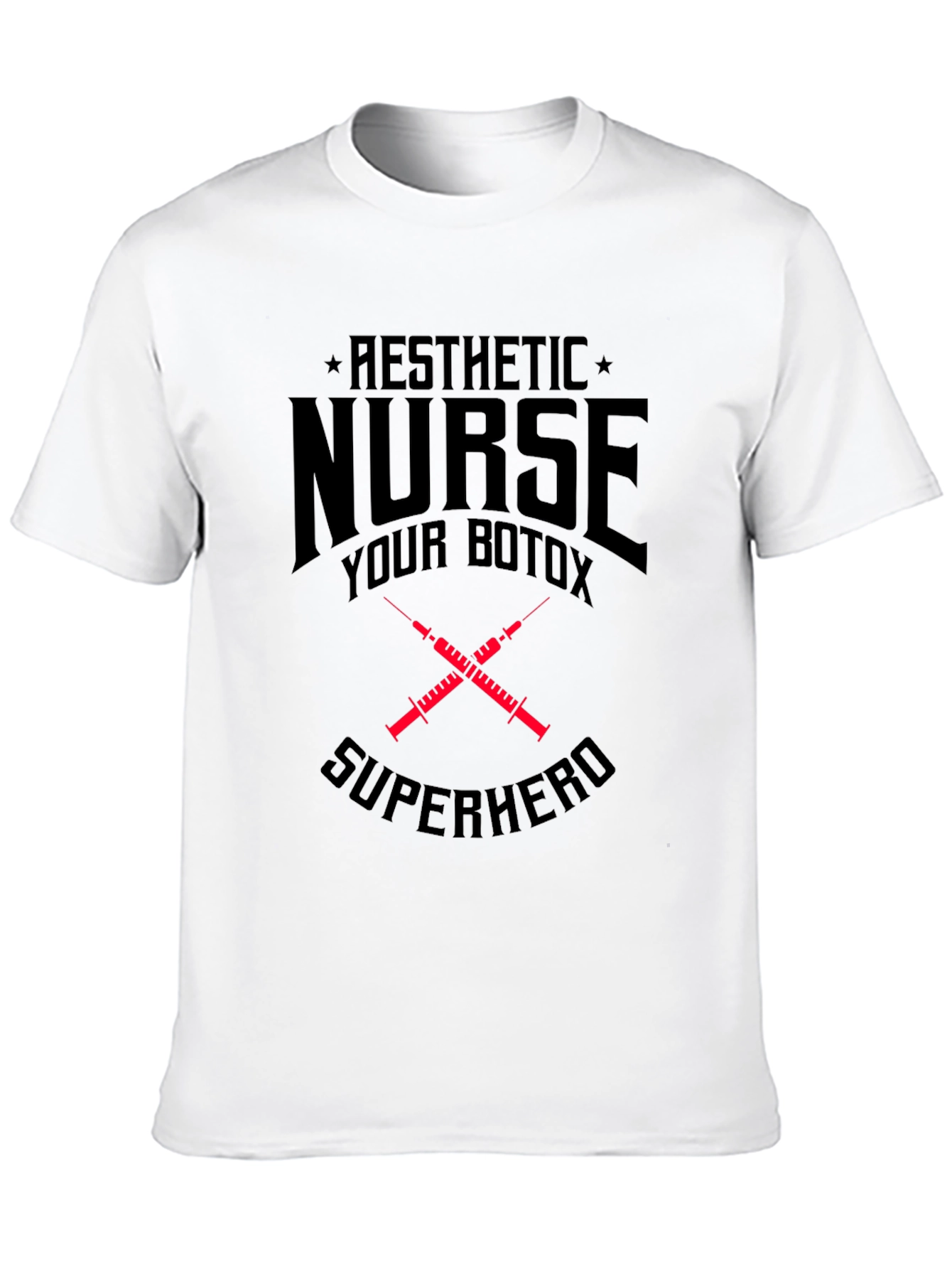 Aesthetic Nurse Superhero T-Shirt - Botox Injector Tee
