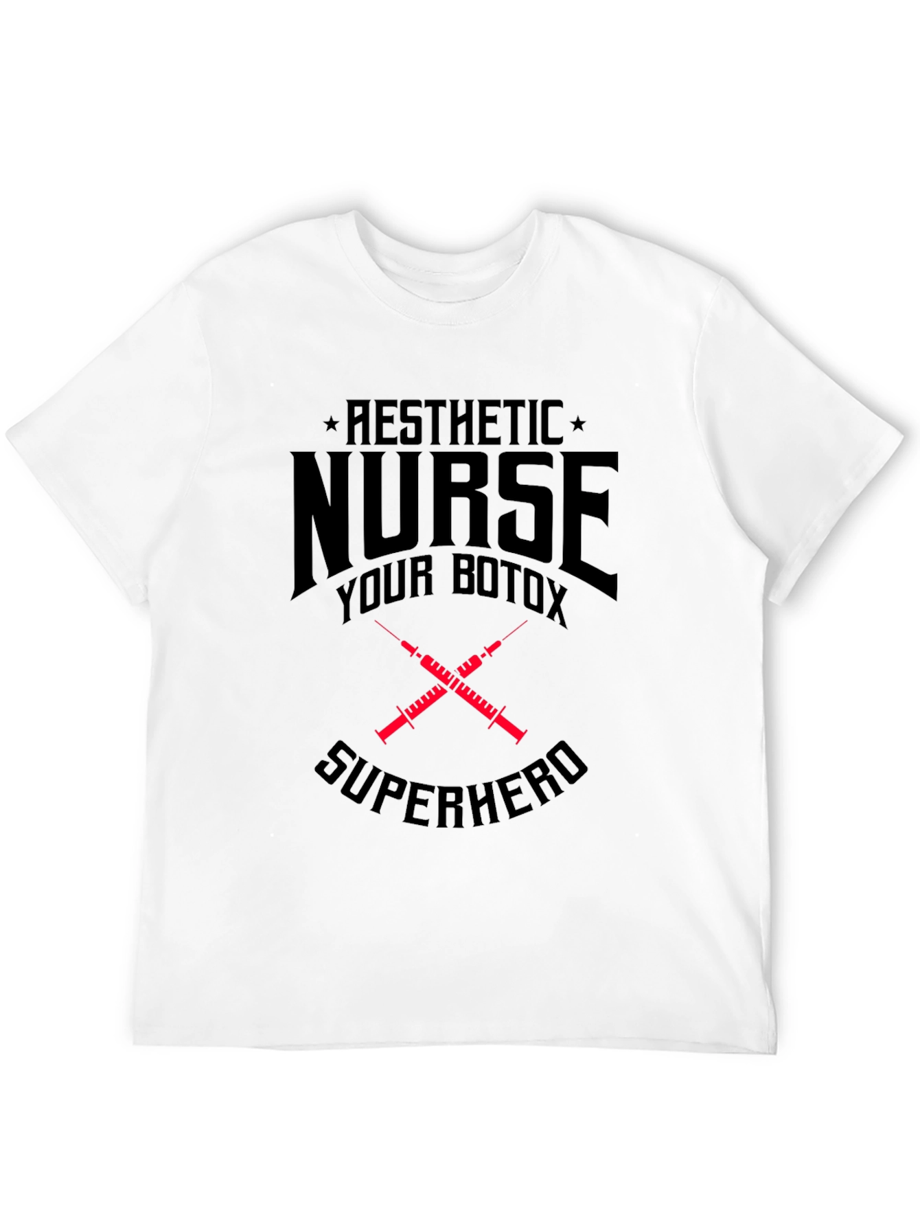 Aesthetic Nurse Superhero T-Shirt - Botox Injector Tee