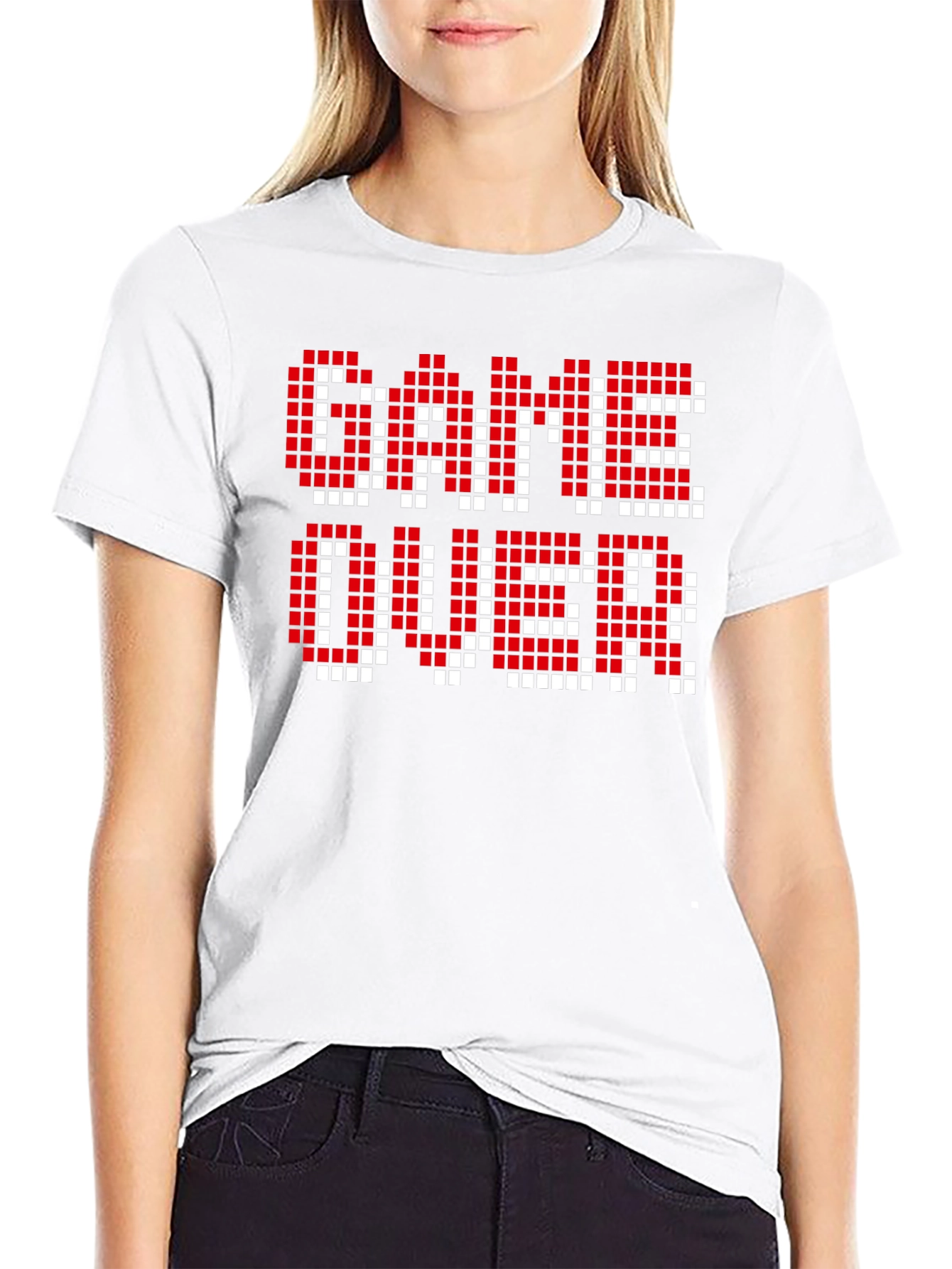 Game Over Pixel Art T-Shirt - Gamer Tee