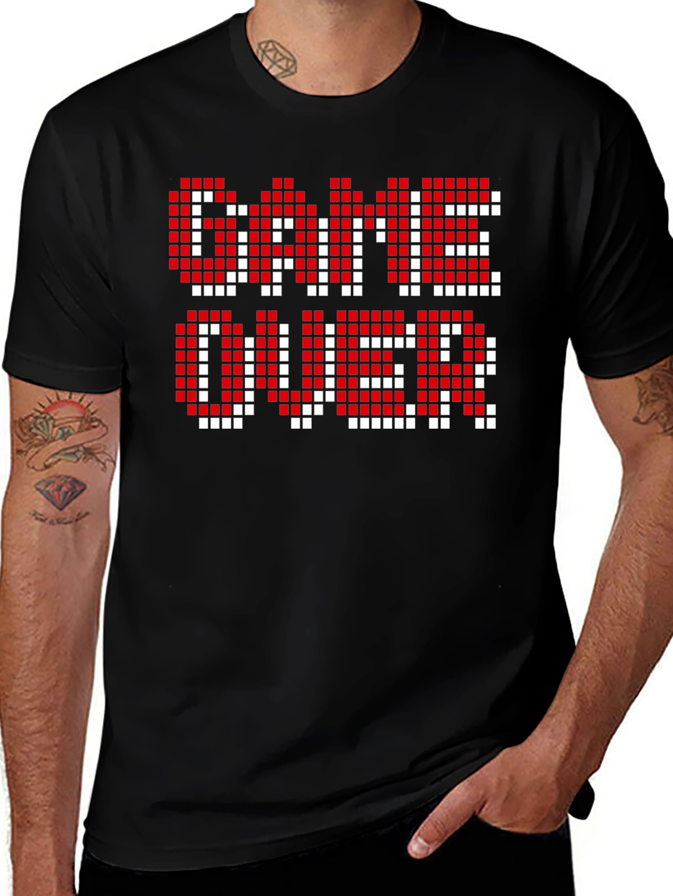 Game Over Pixel Art T-Shirt - Gamer Tee