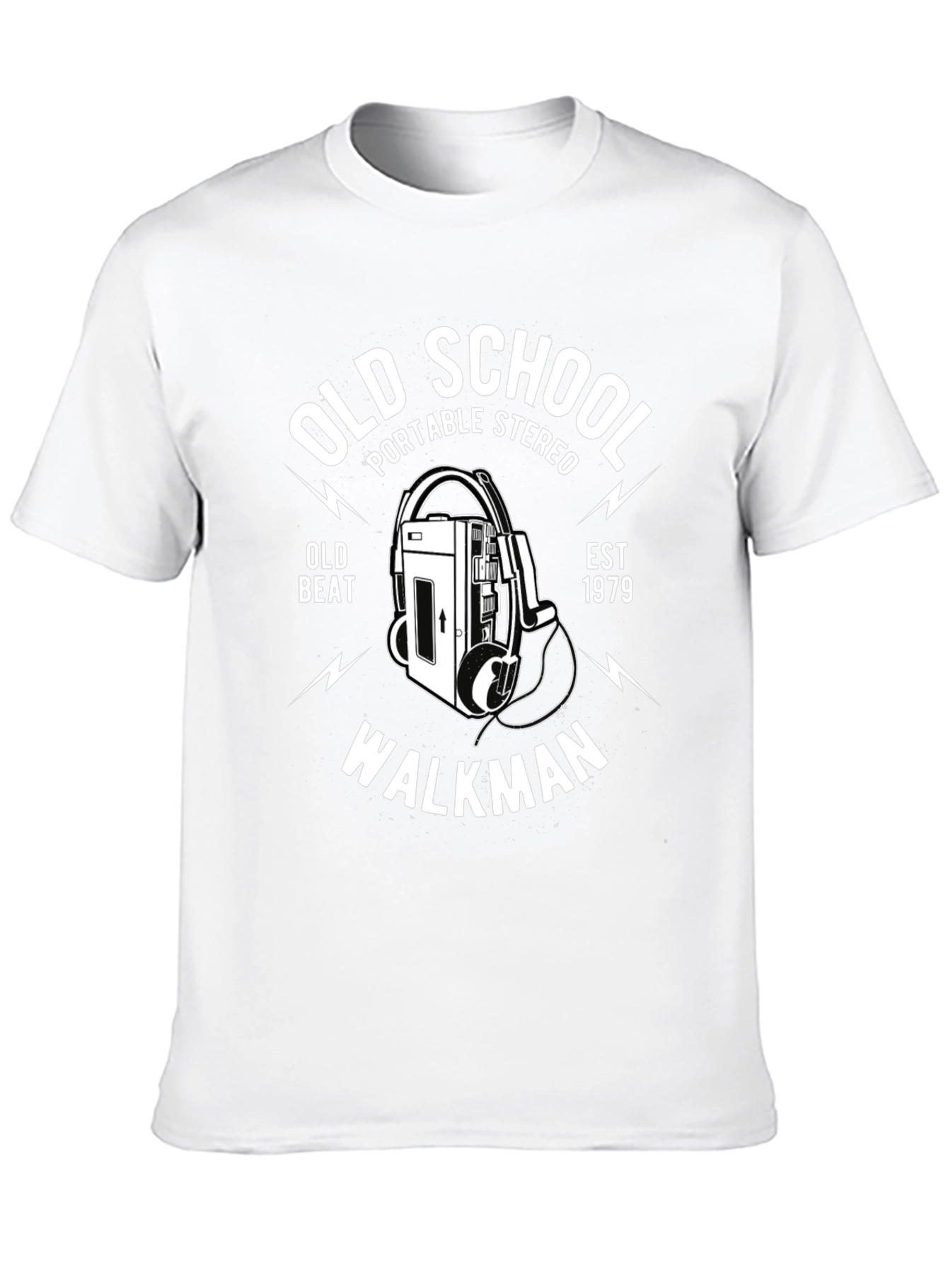 Retro Old School Walkman Graphic Tee