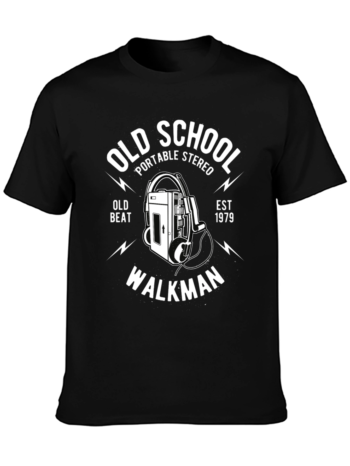 Retro Old School Walkman Graphic Tee