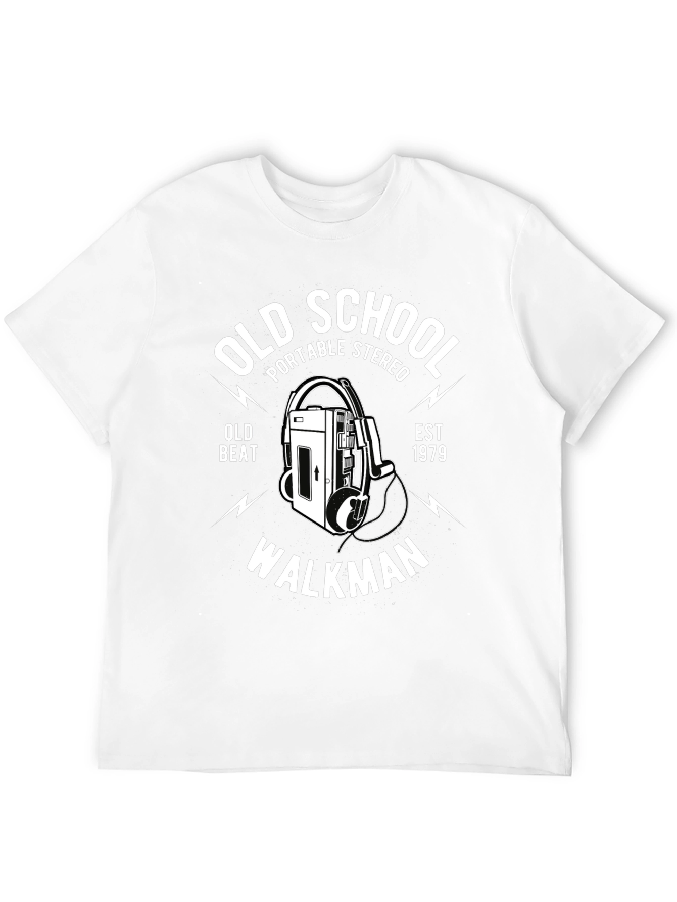 Retro Old School Walkman Graphic Tee