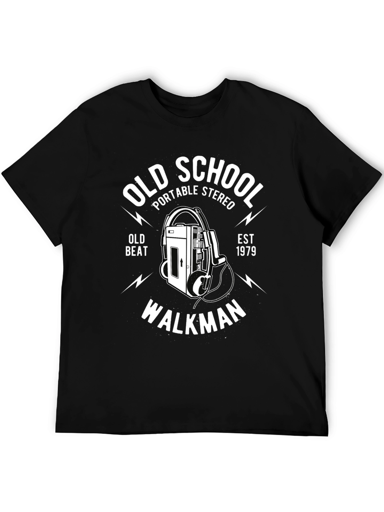 Retro Old School Walkman Graphic Tee