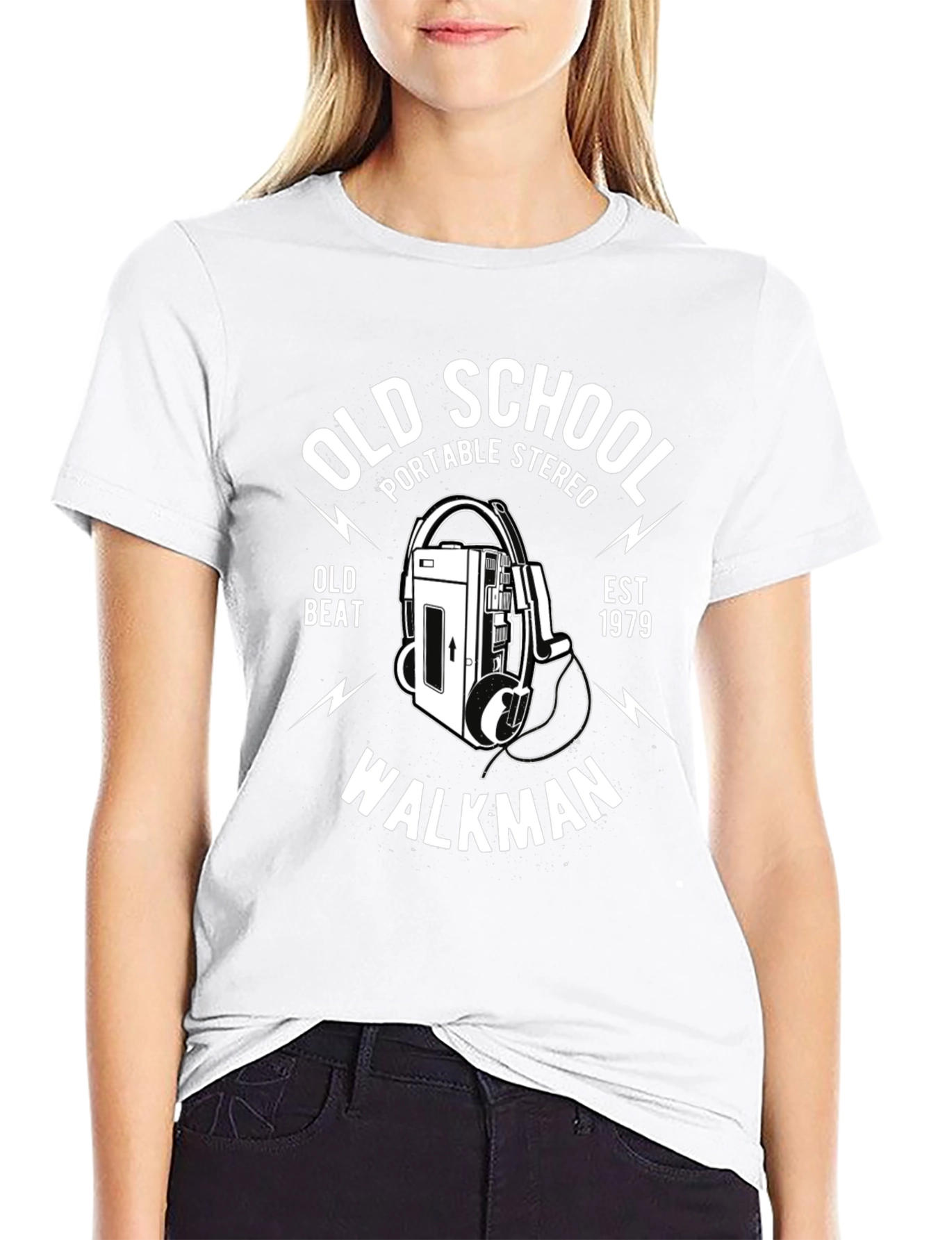 Retro Old School Walkman Graphic Tee