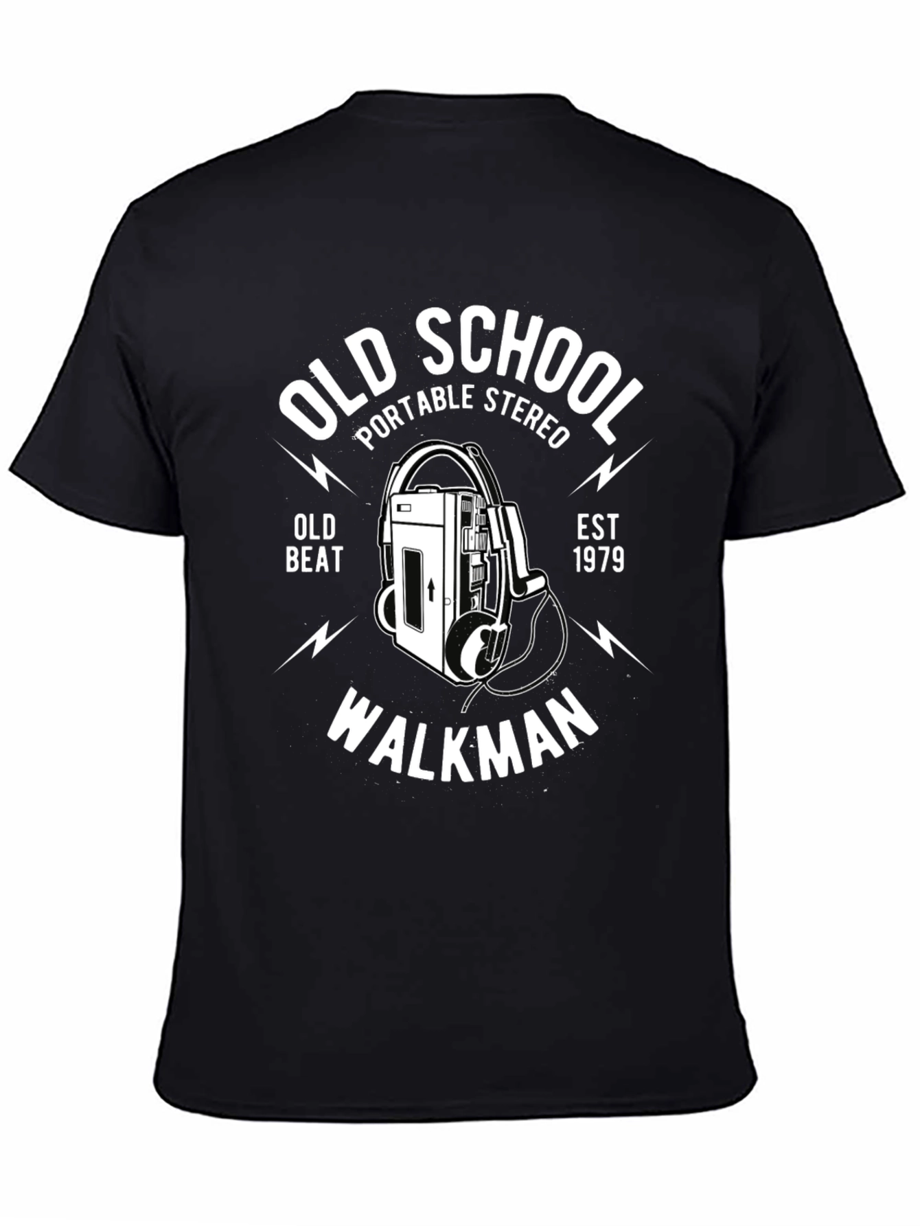 Retro Old School Walkman Graphic Tee
