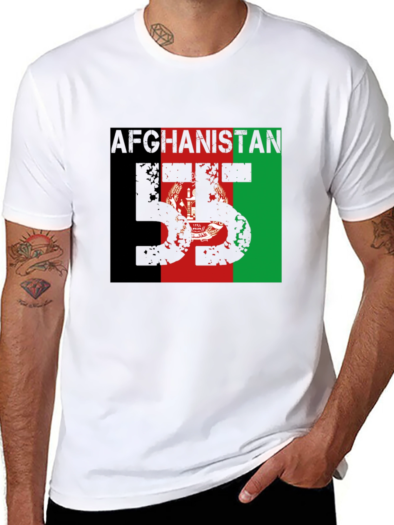 Afghanistan Flag T-Shirt