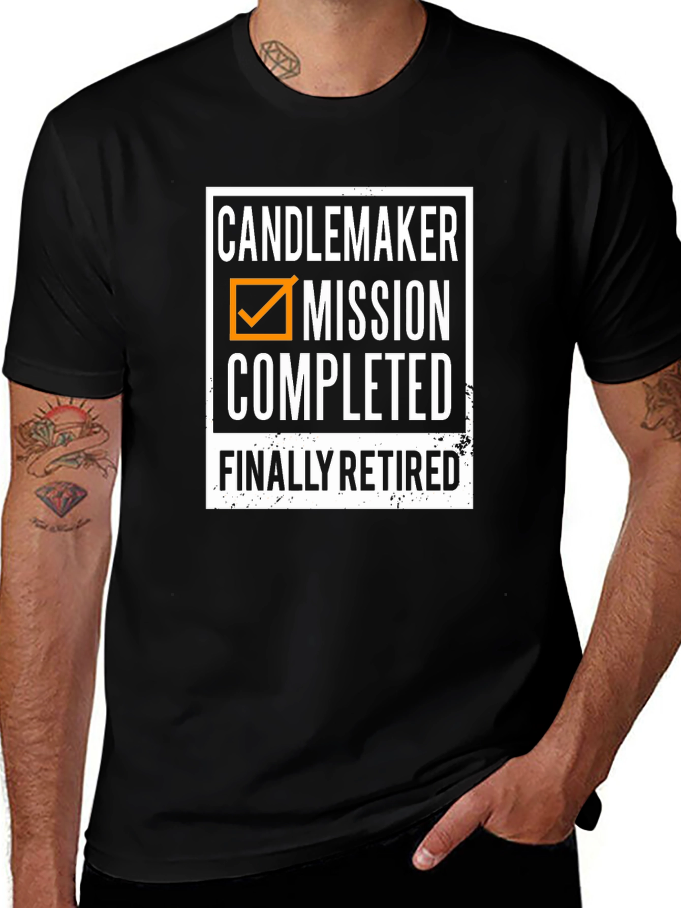 Candlemaker Mission Completed Retired Graphic Tee