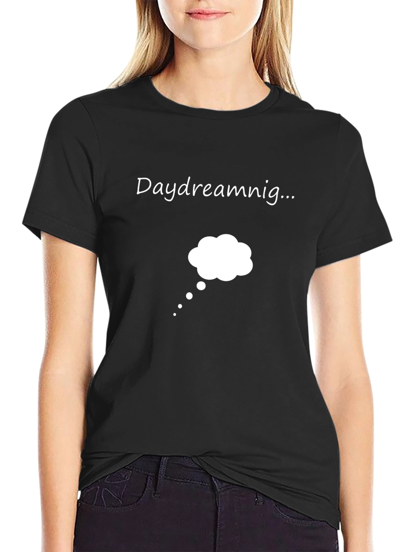 Daydreaming Black T-Shirt